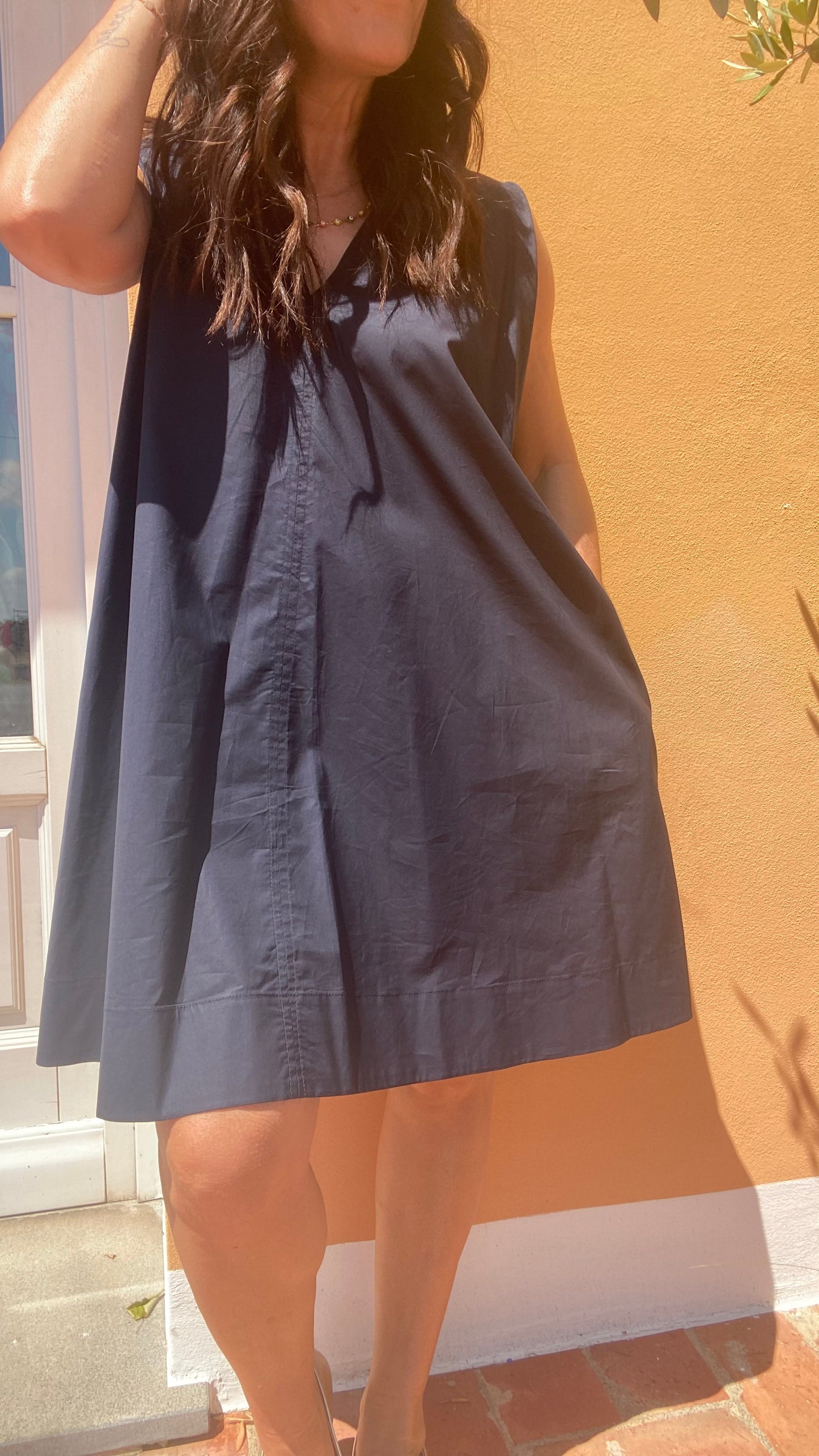 Abito Trapezio blu