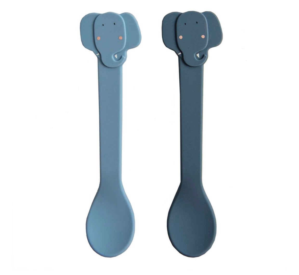 Set 2 cucchiaini silicone elefante
