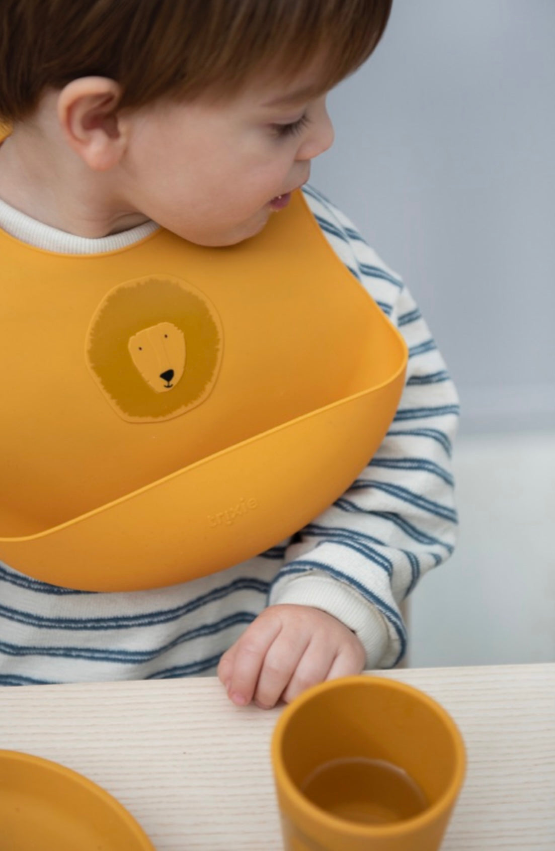 Set 2 bavaglini in silicone Leone