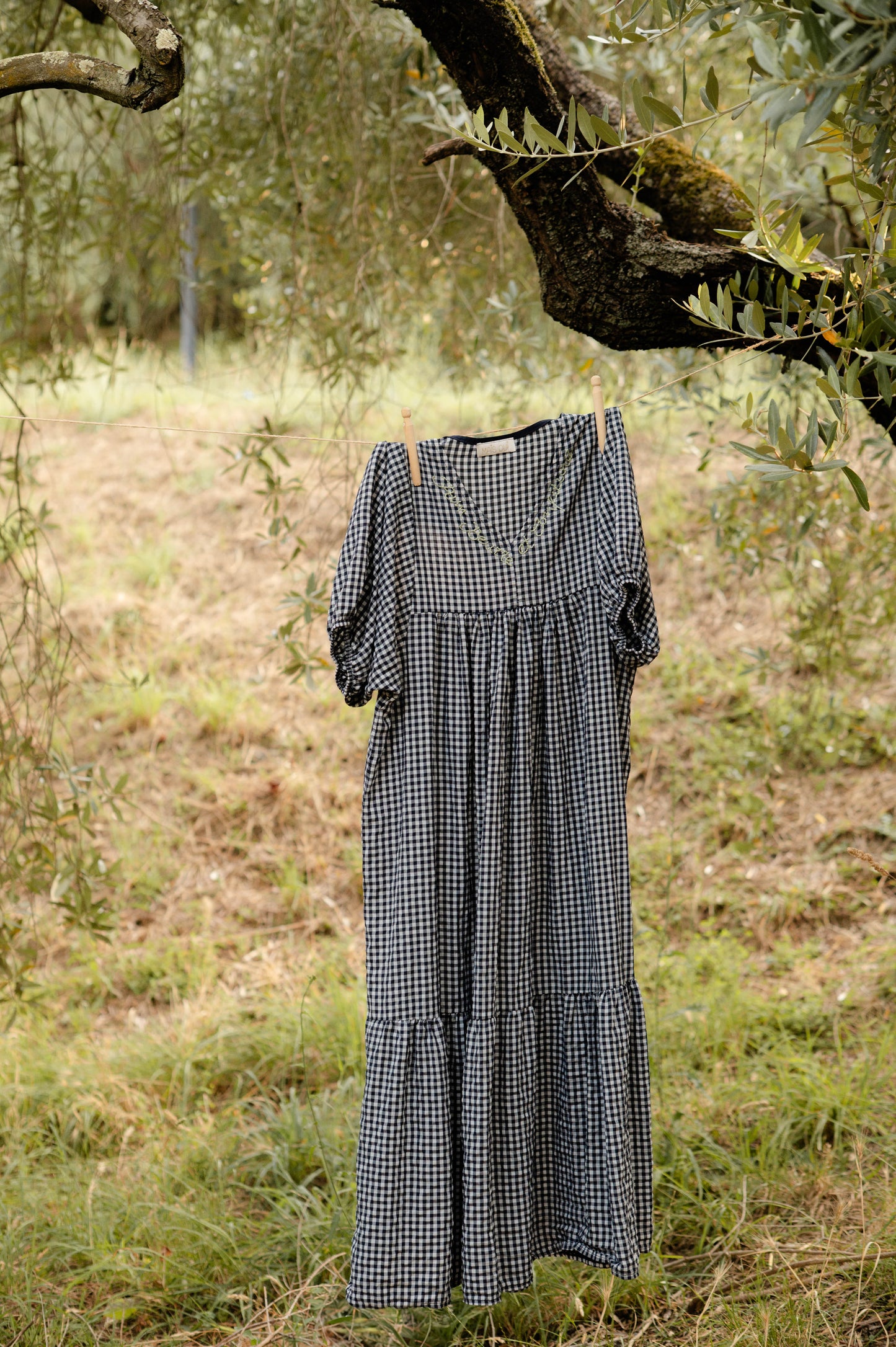 Abito Pic-nic check navy