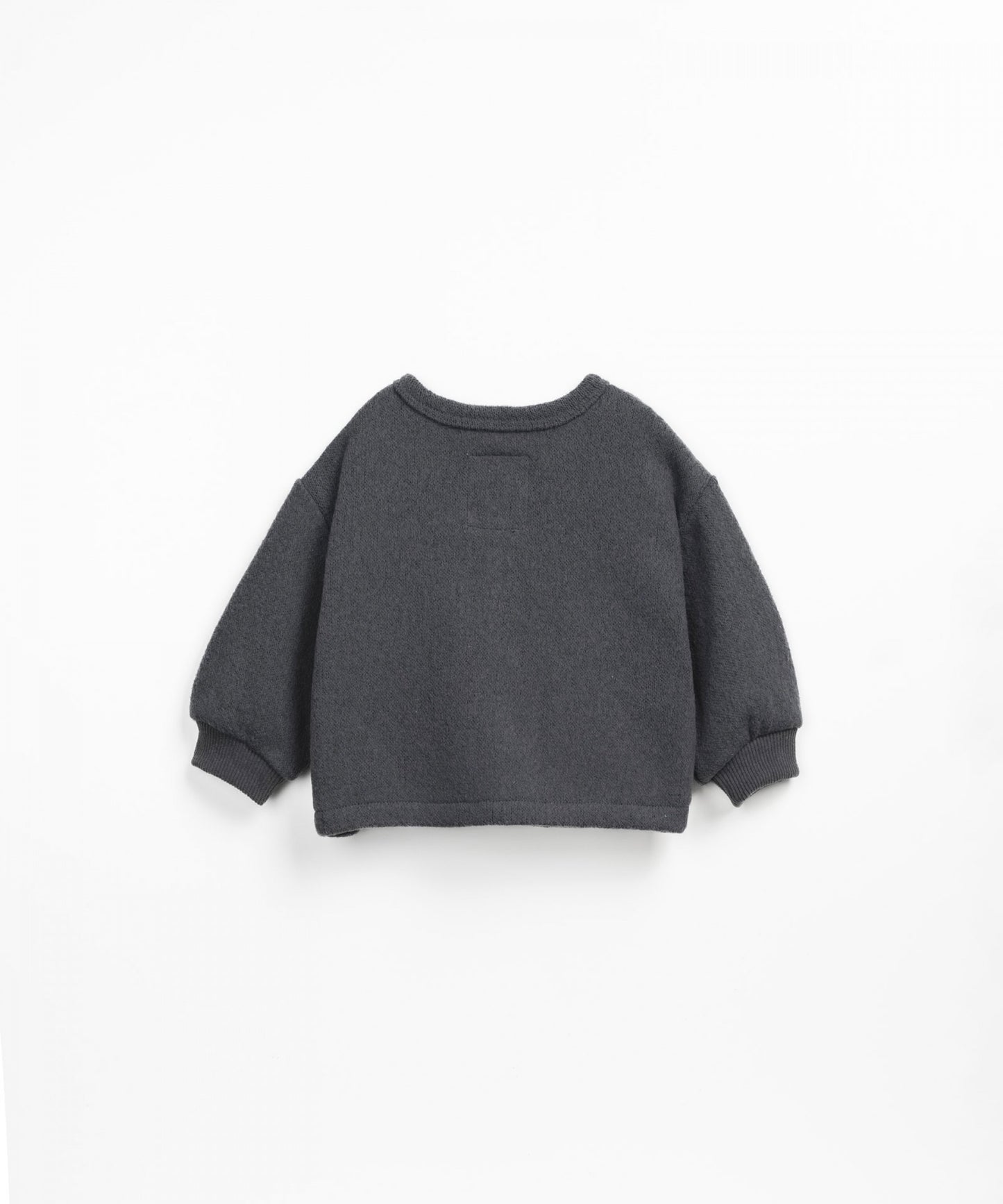 Cardigan colore grigio piombo