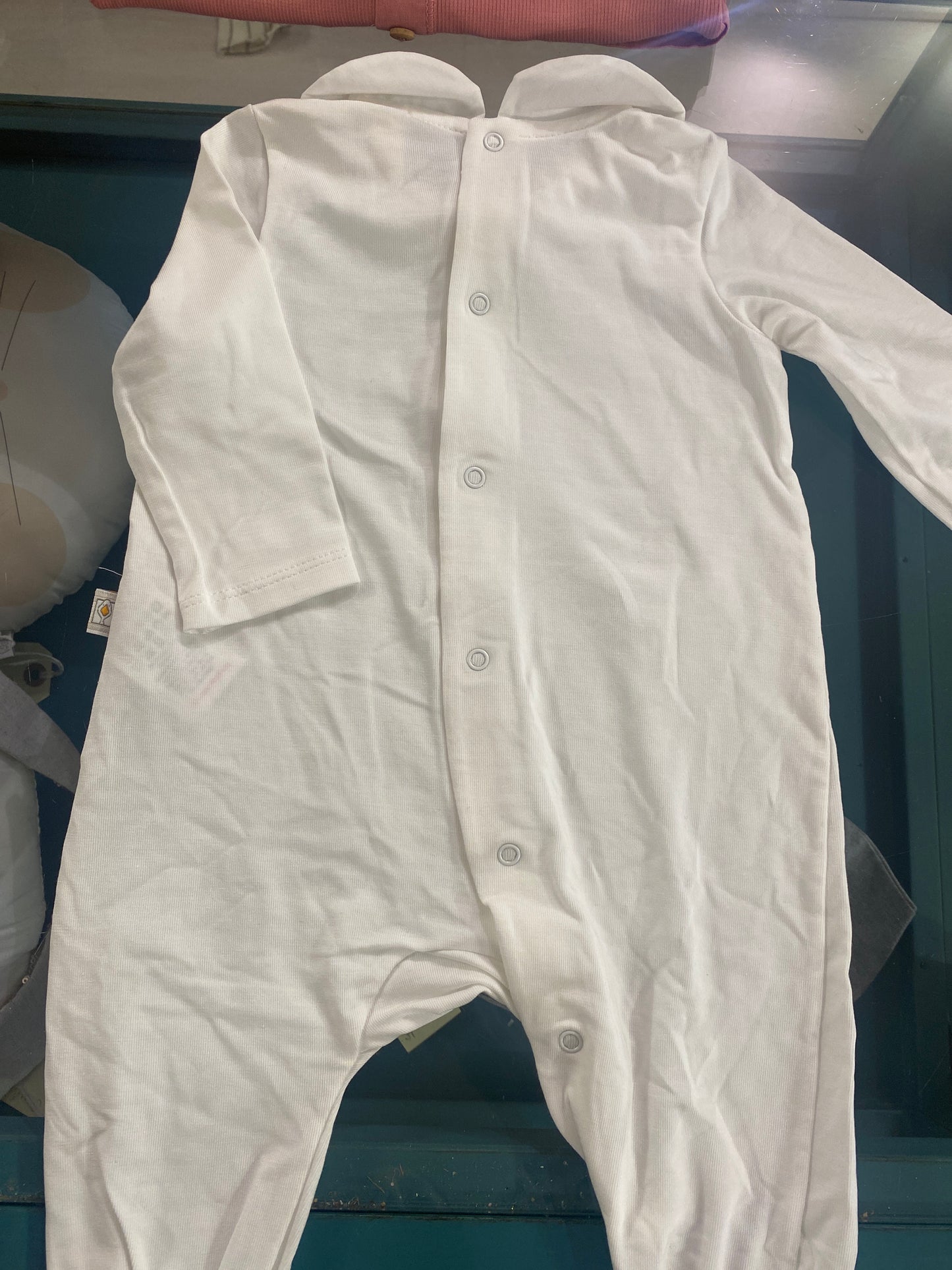 Tutina in tencell colore latte