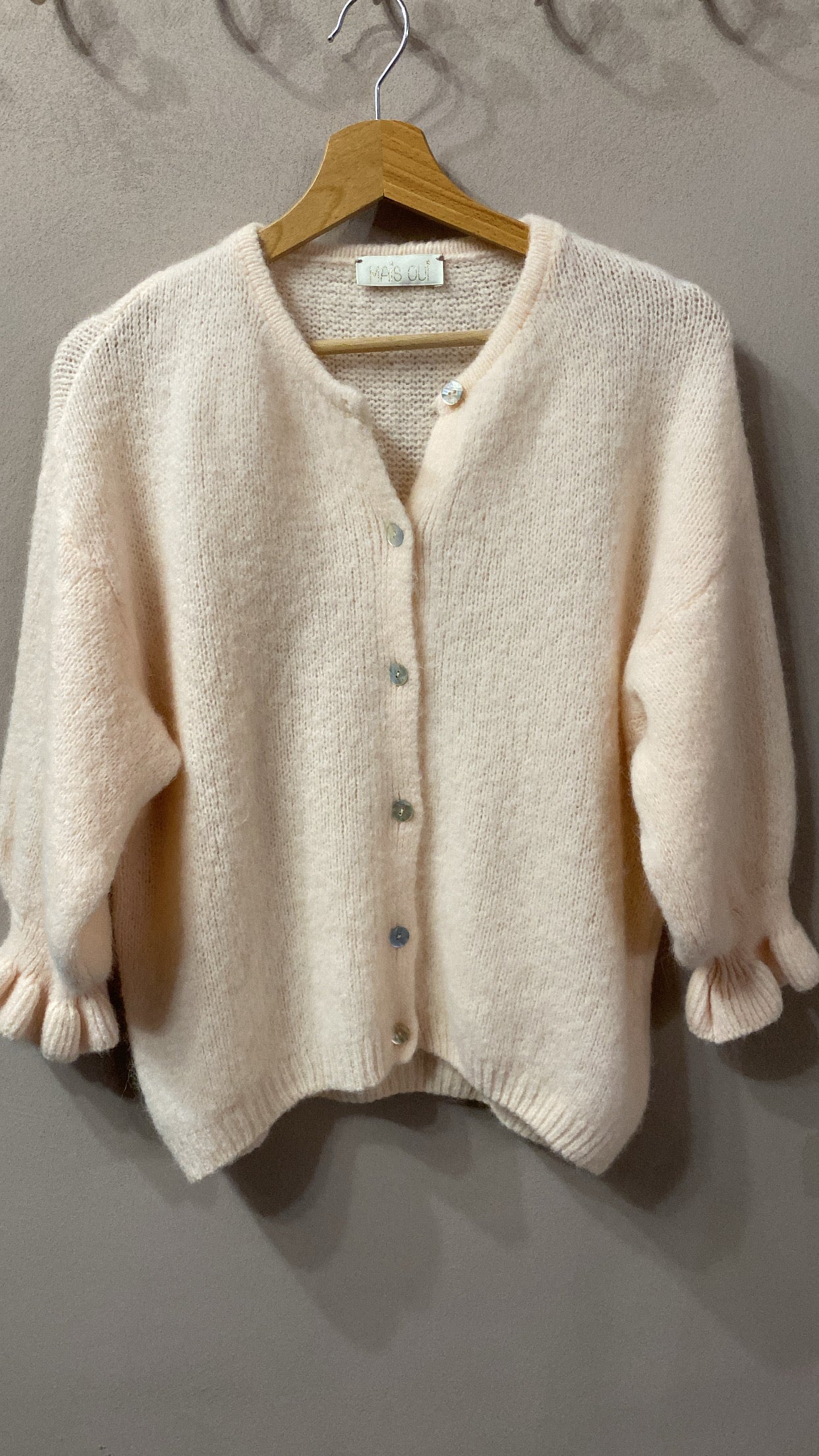 Cardigan Elise rosa chiaro