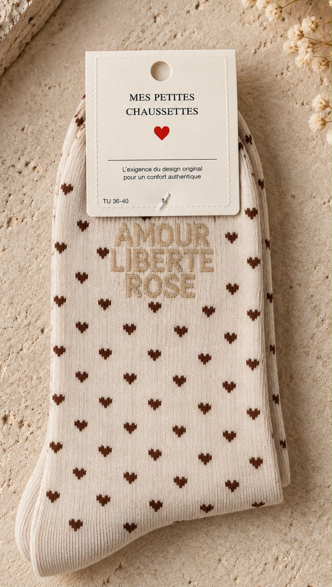 Calze Amour Liberté milk
