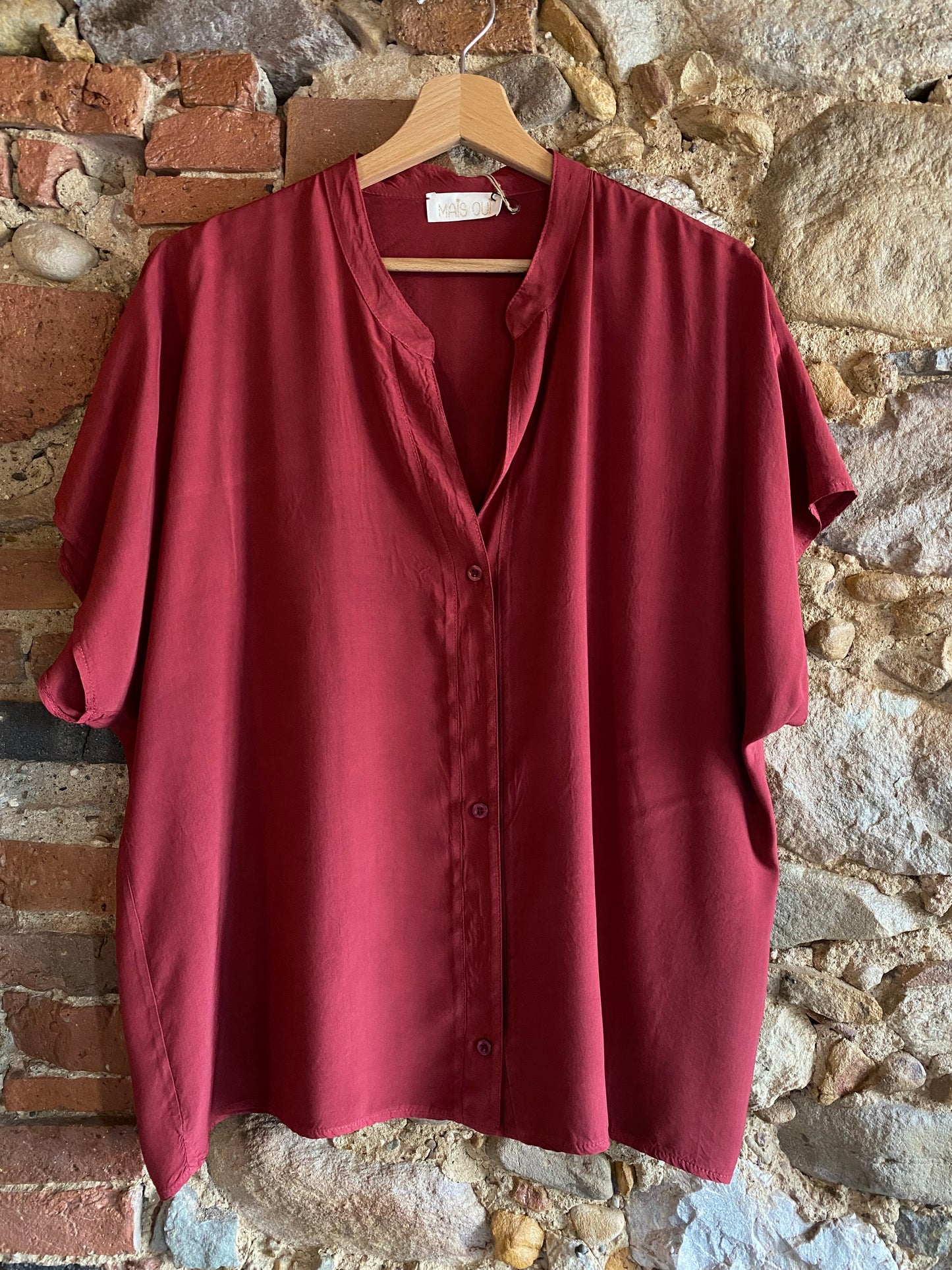 Blusa Anemone rubino