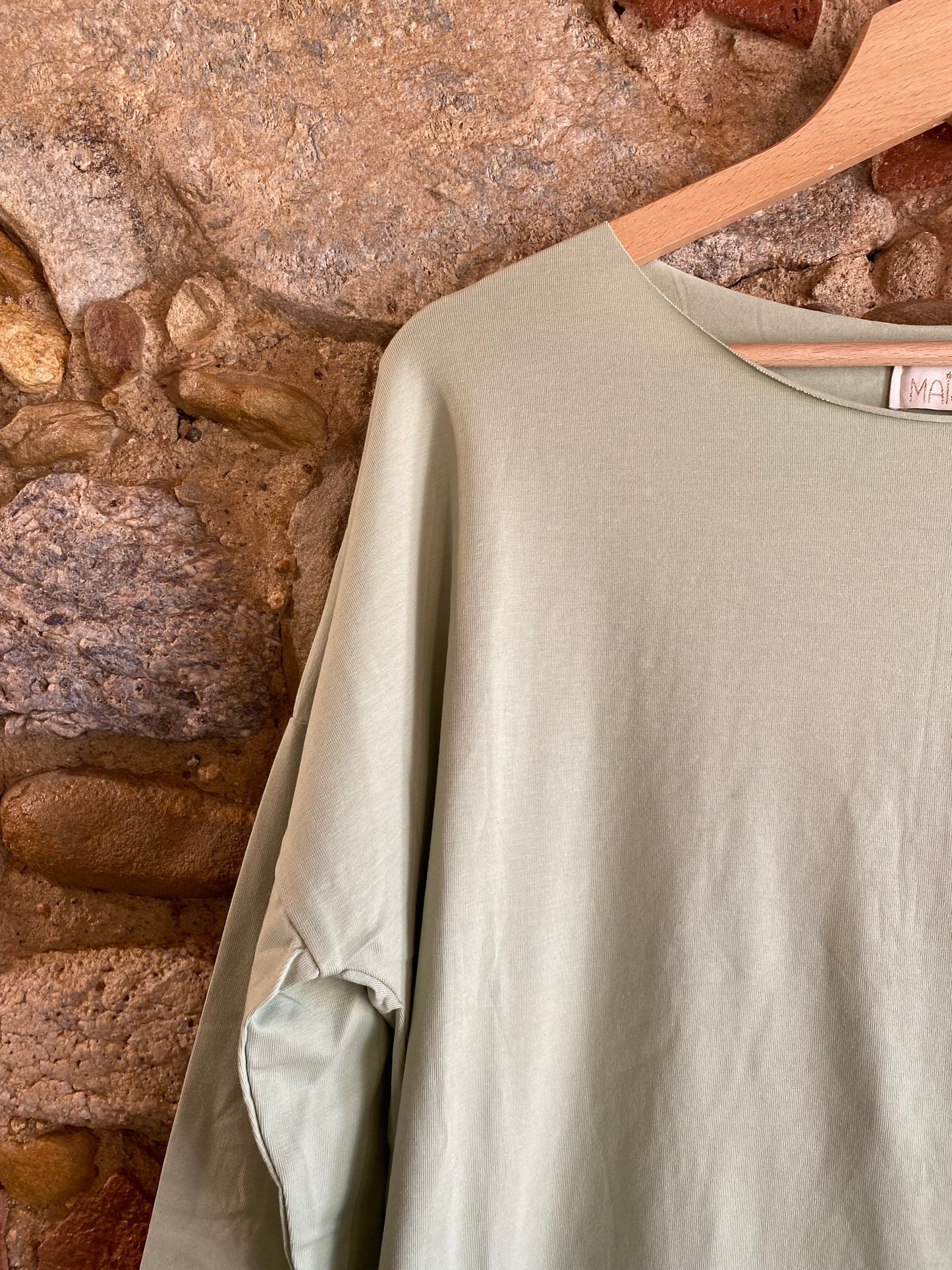 T-shirt Basic salvia chiaro