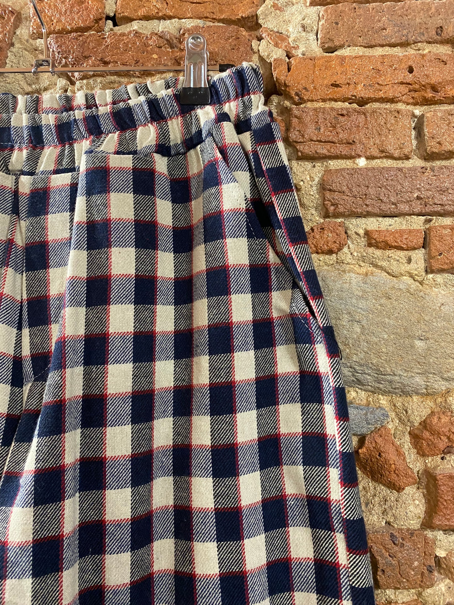Pantalone Artù check navy