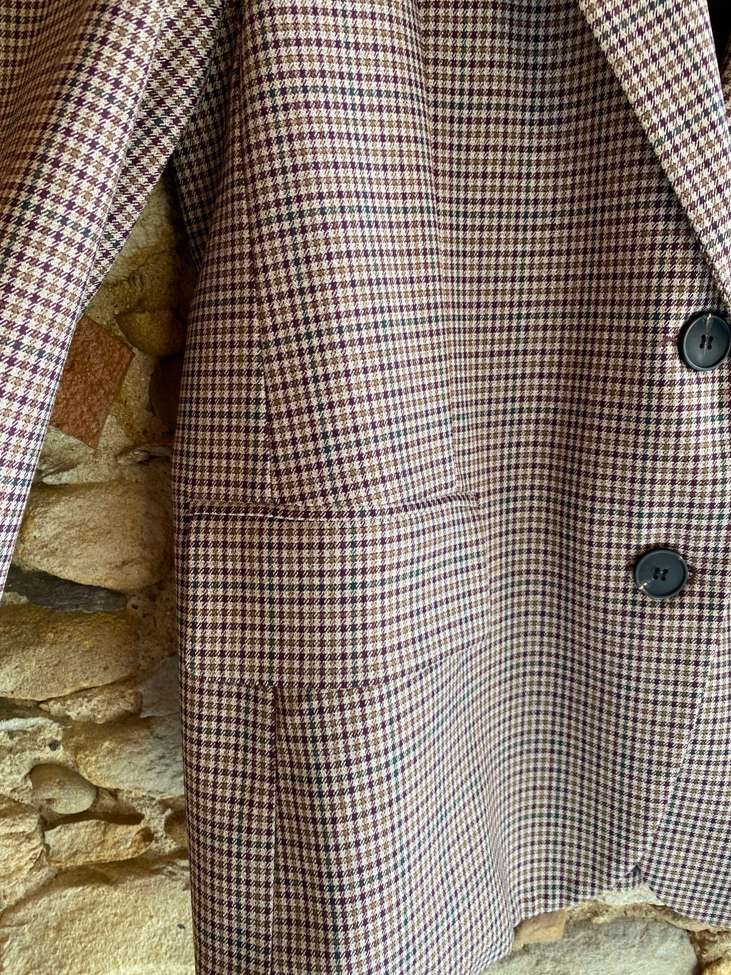 Giacca Mati micro check