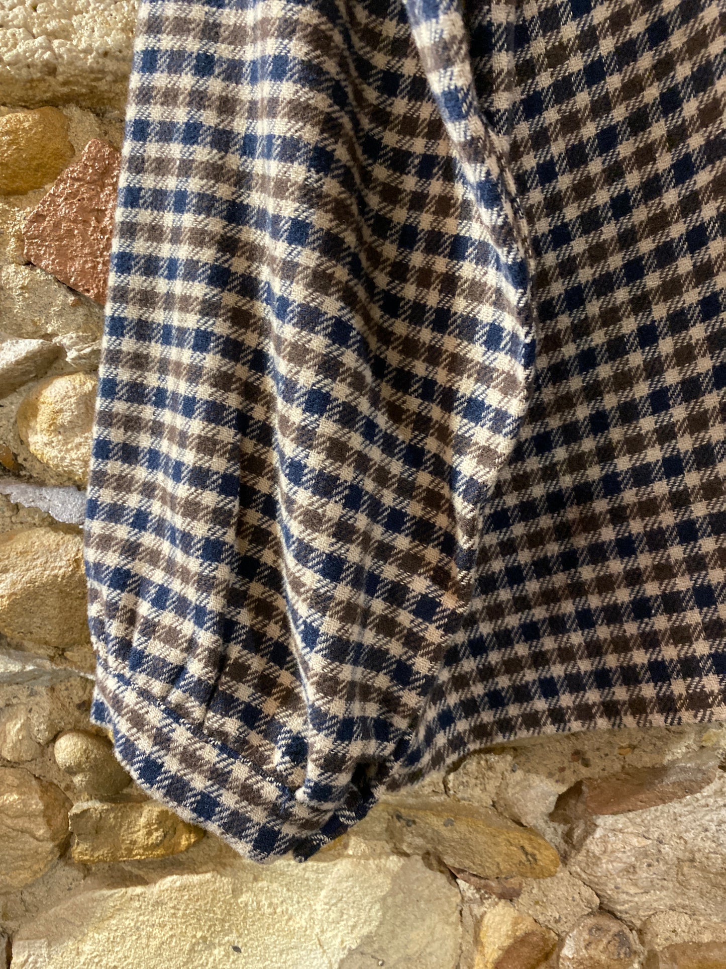 Camicia Roxy check navy choco