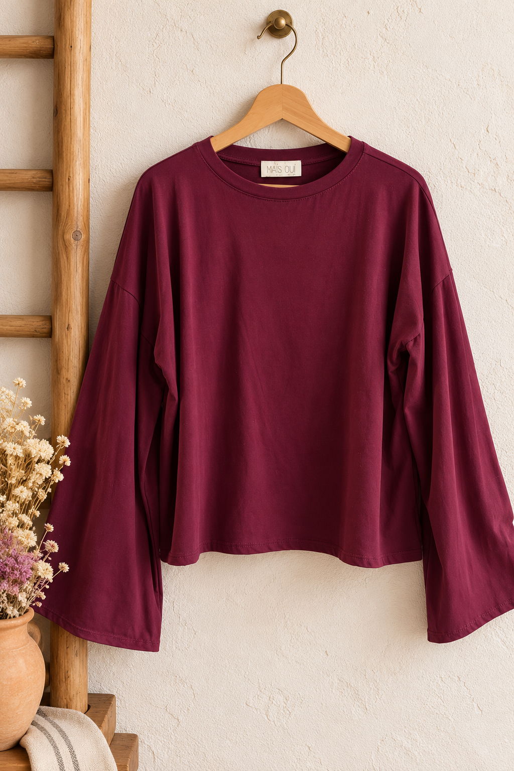 T-shirt Teodora Burgundy