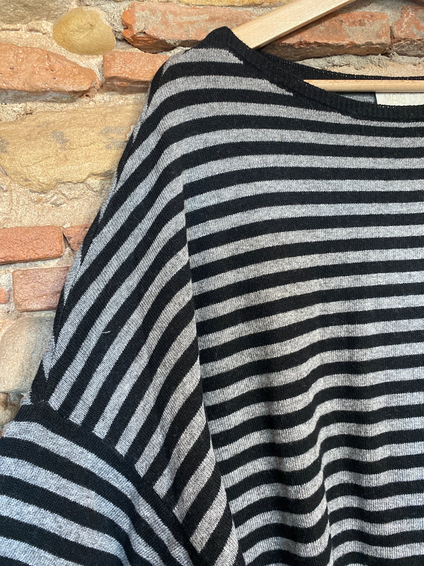 Maglia Stripped grey black