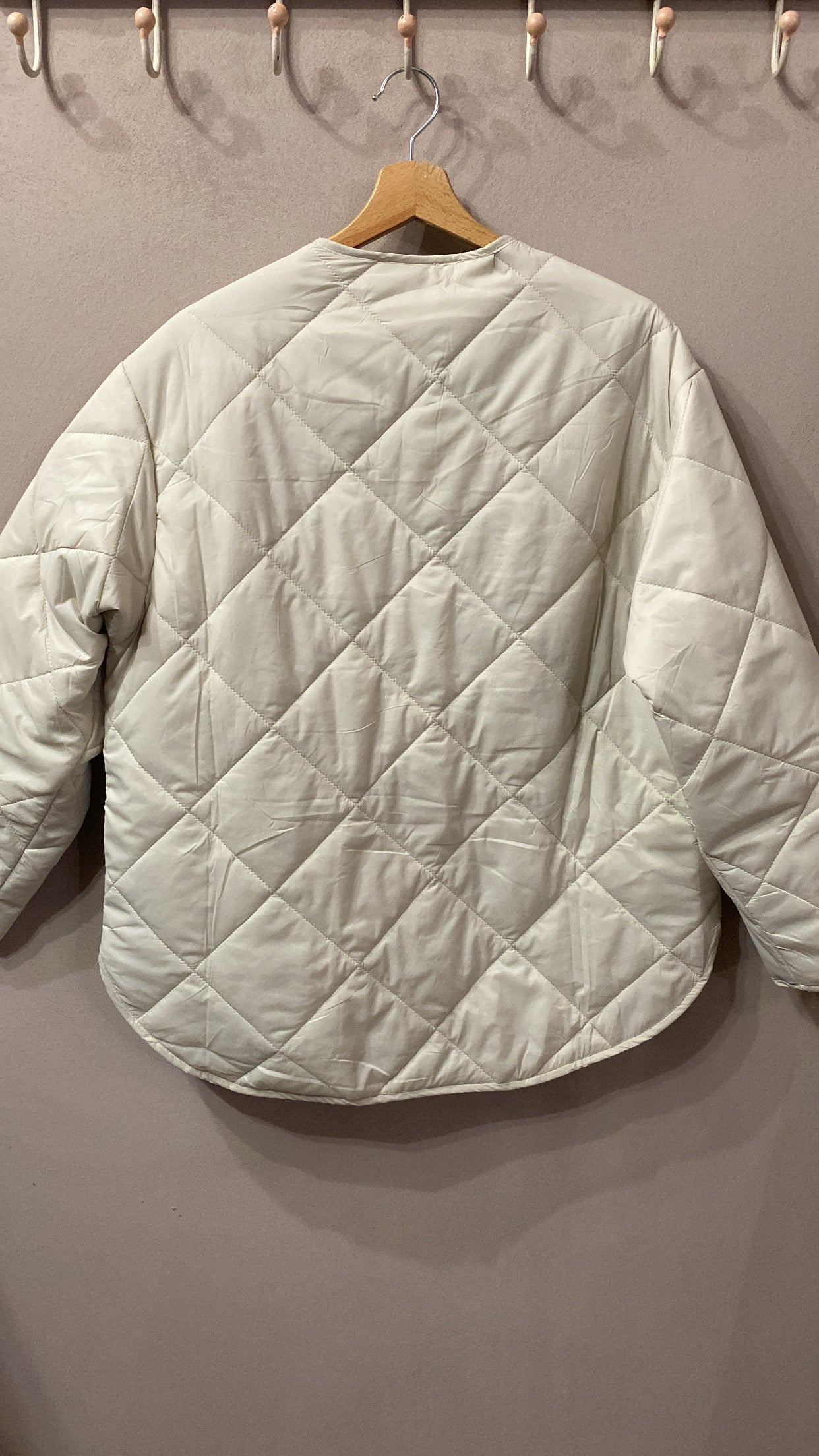 Giacca trapuntata Noè beige
