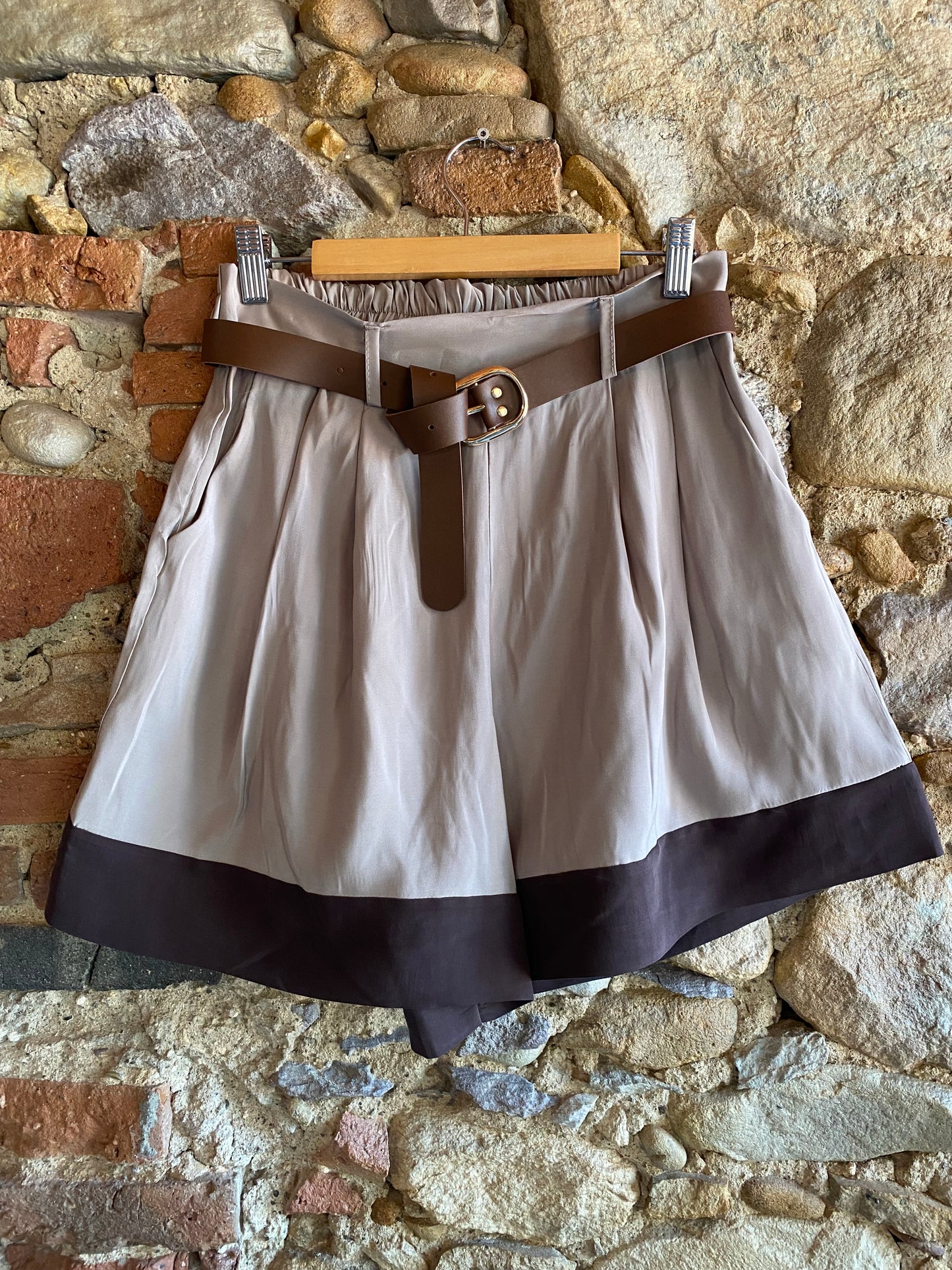 Pantaloncino Brigitte tortora ciocco
