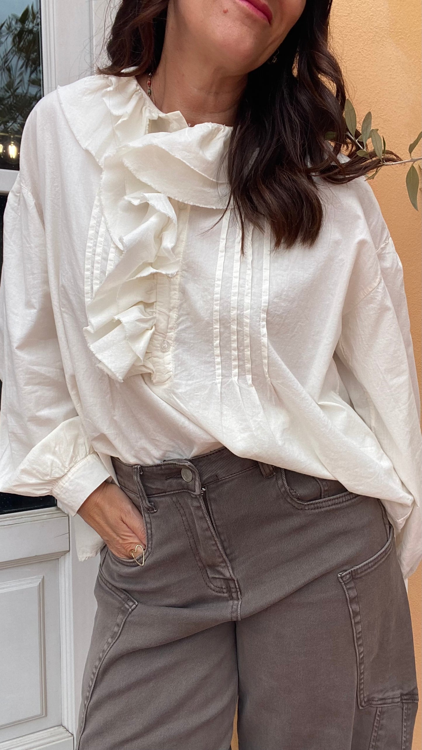 Camicia Adelina milk