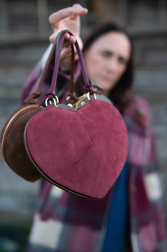Borsa Cuore Burgundy