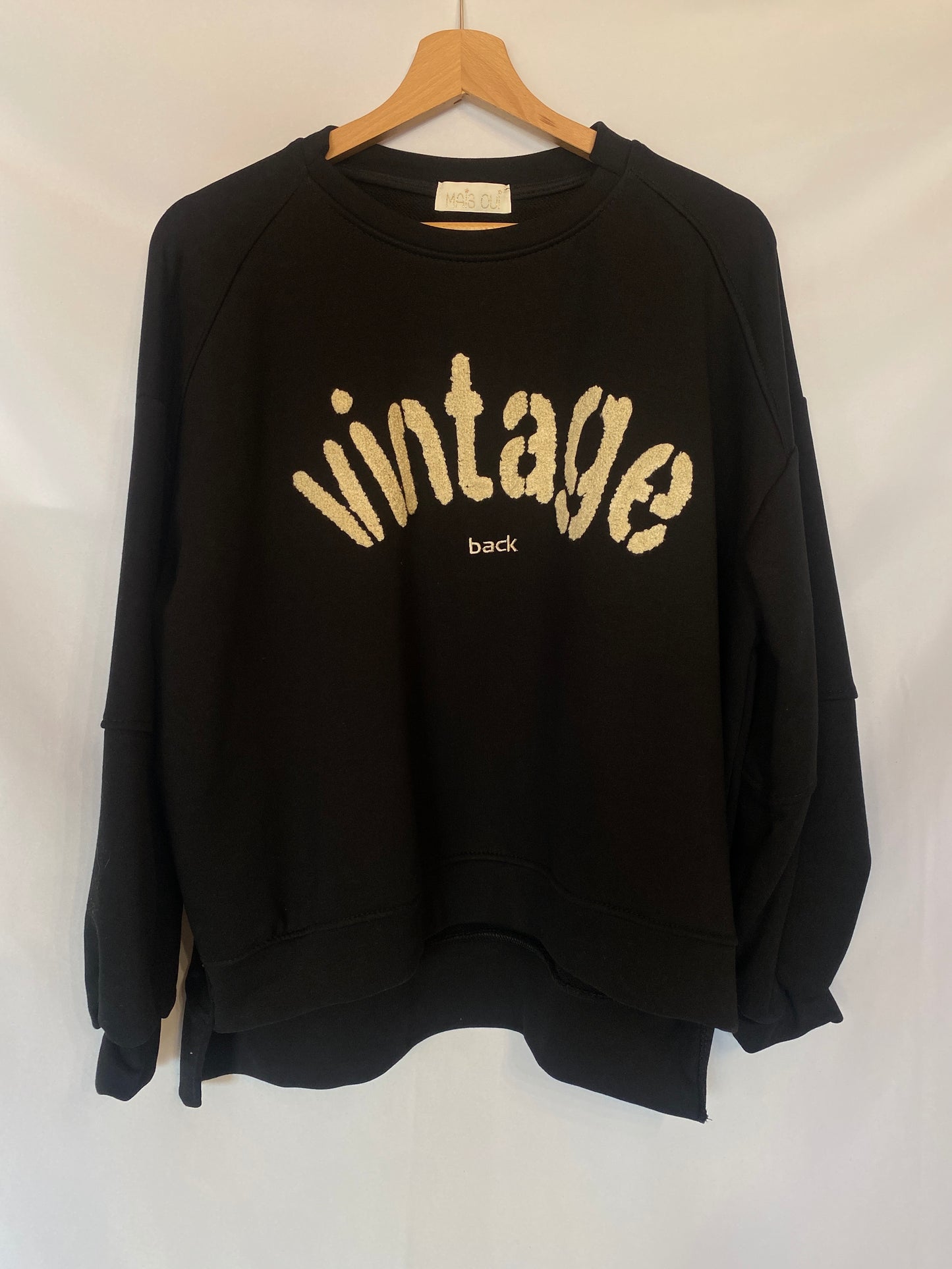 Felpa Vintage black