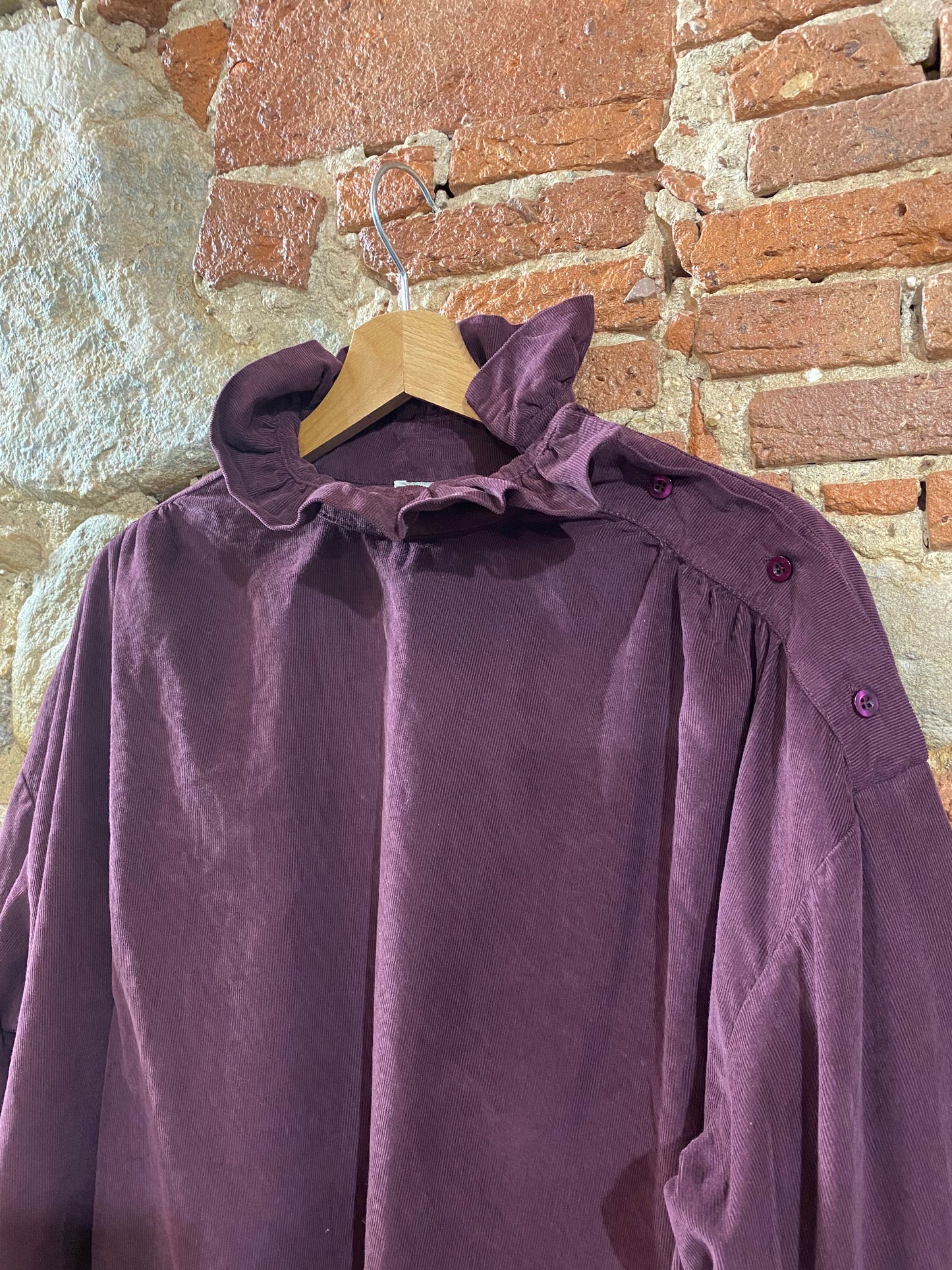 Camicia Demetra prune