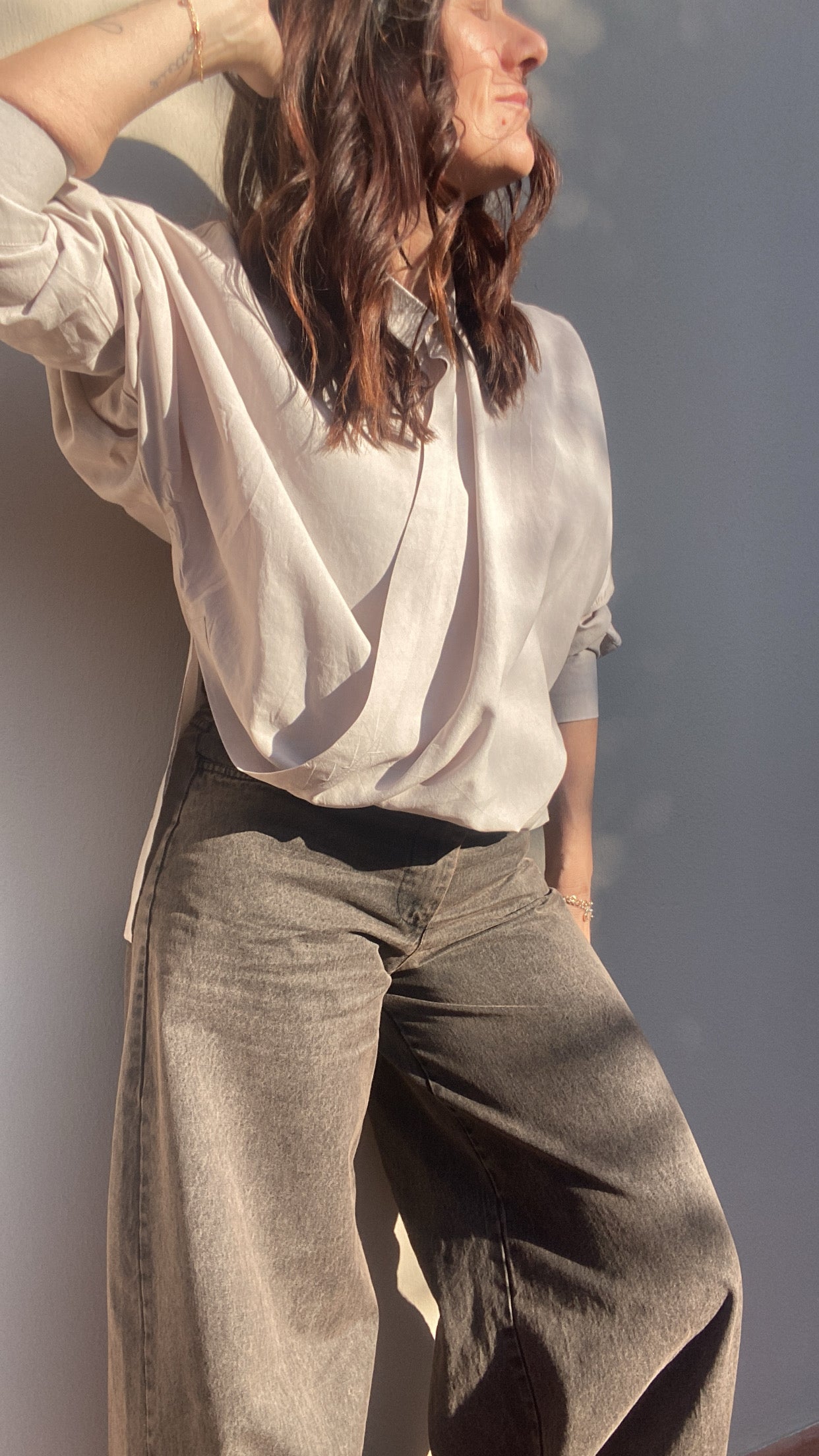 Camicia Baloon sand