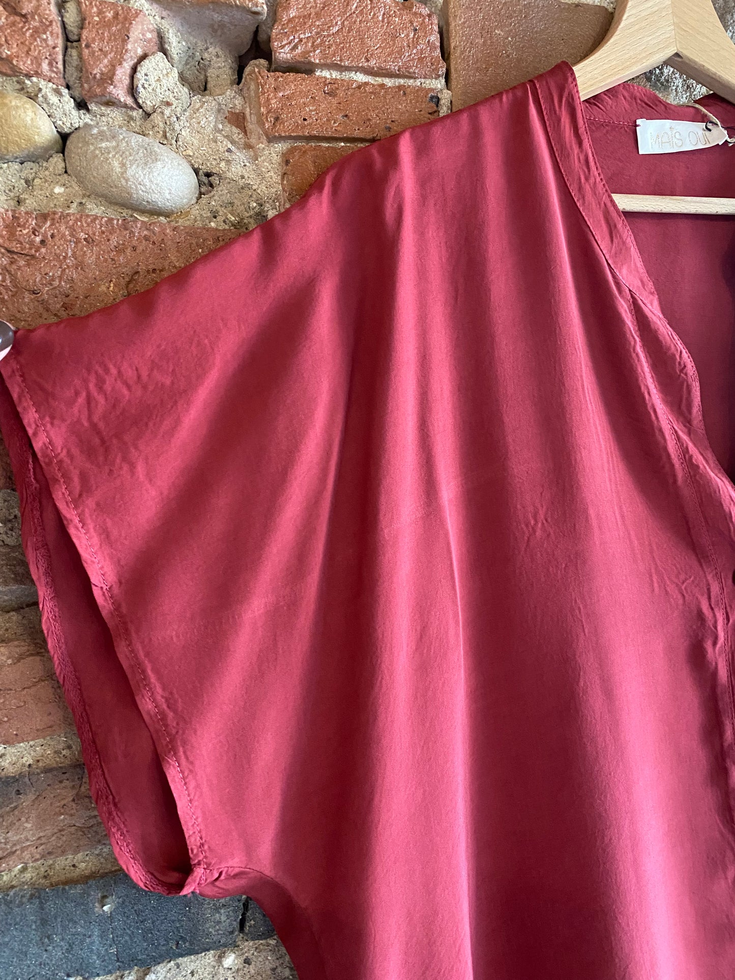 Blusa Anemone rubino
