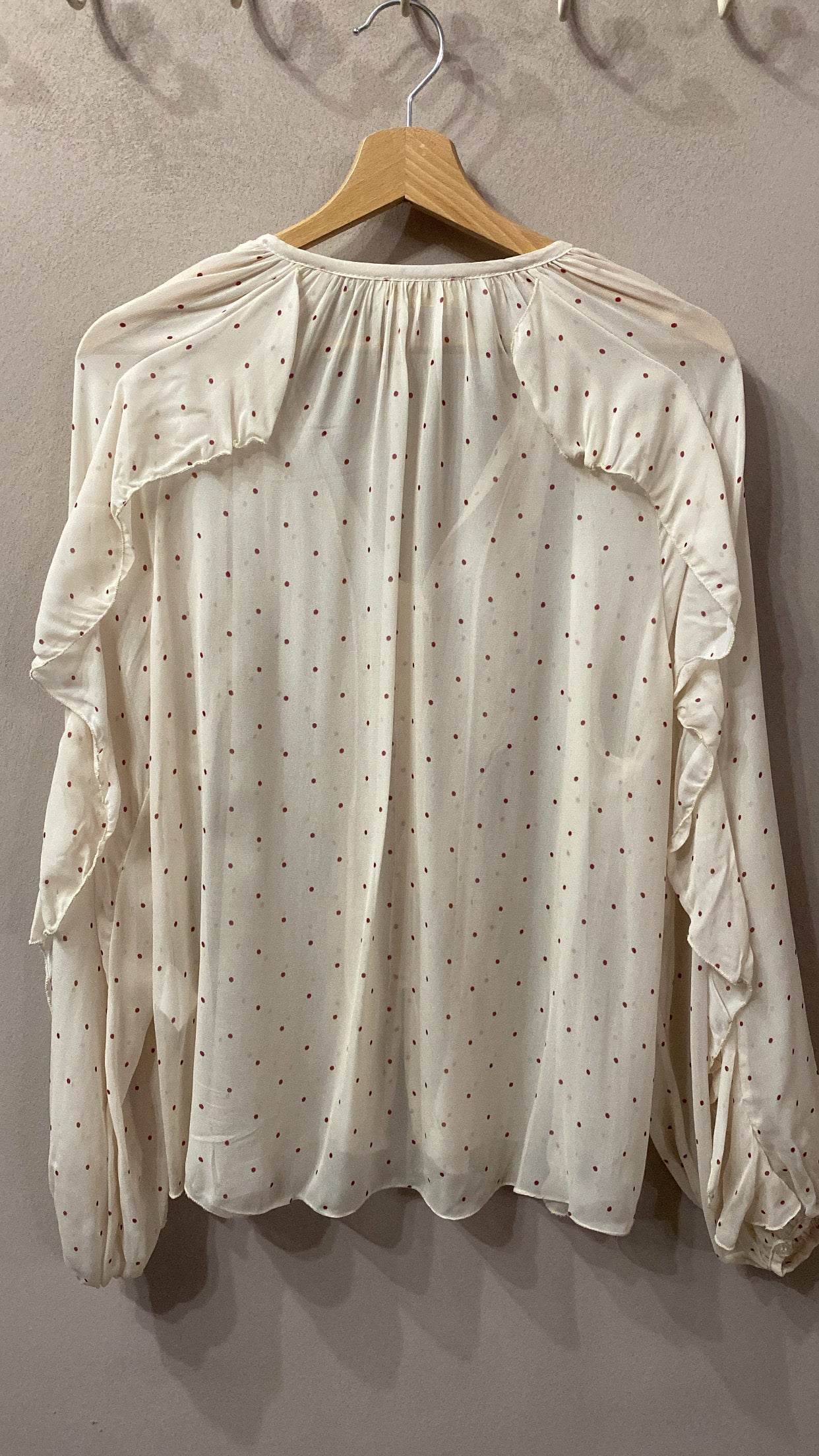 Camicia Elisa pois lampone