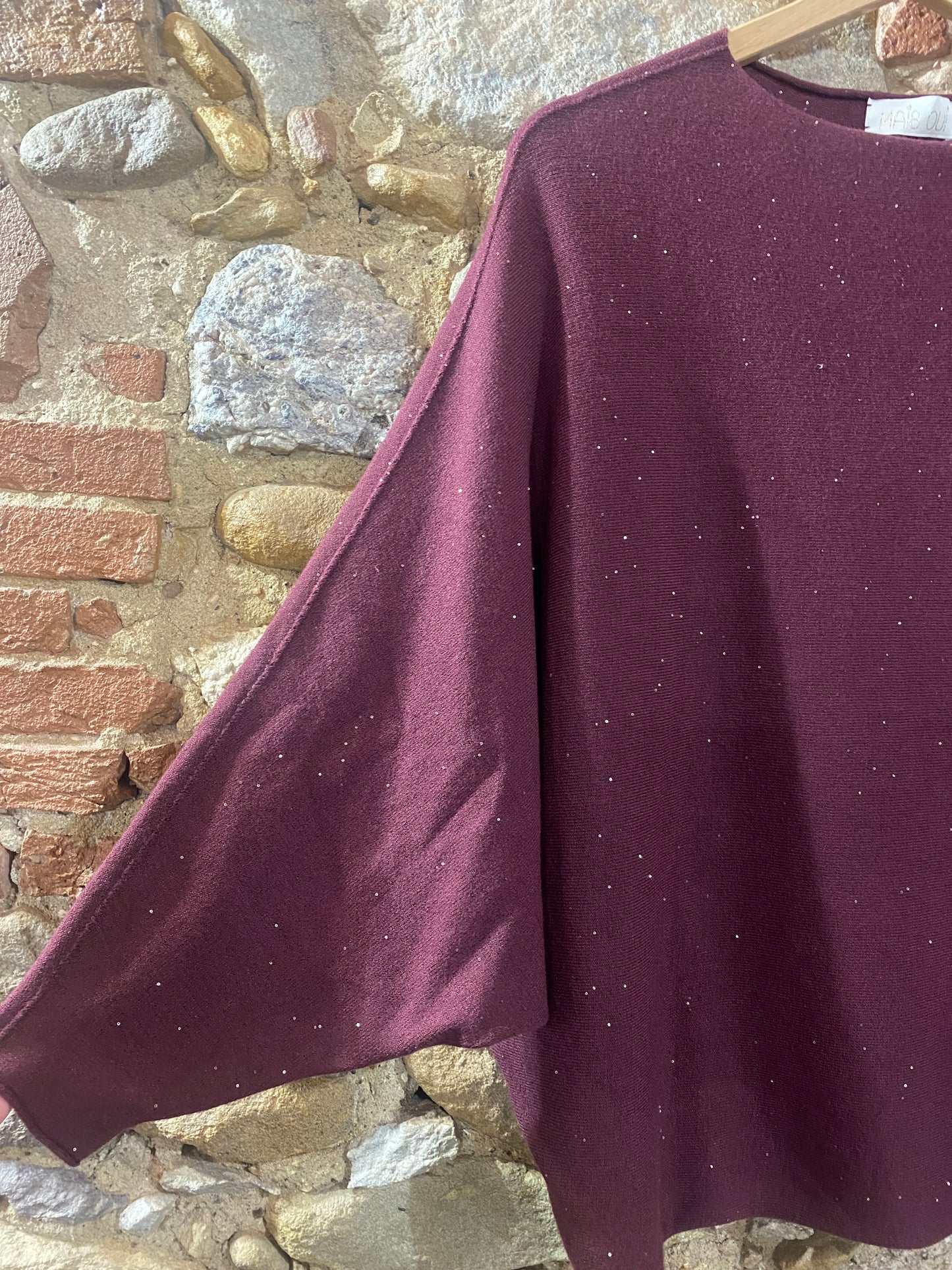 Maglia Odessa melanzana