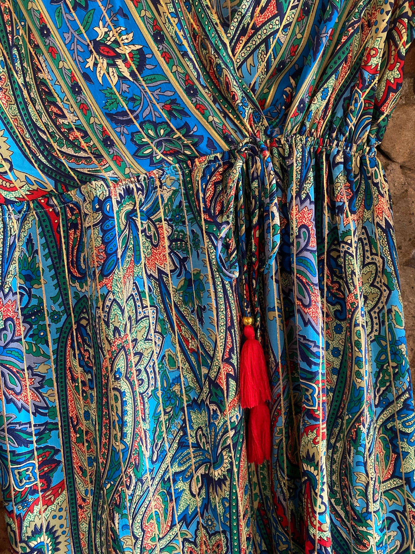 Abito Frida petrolio azzurro