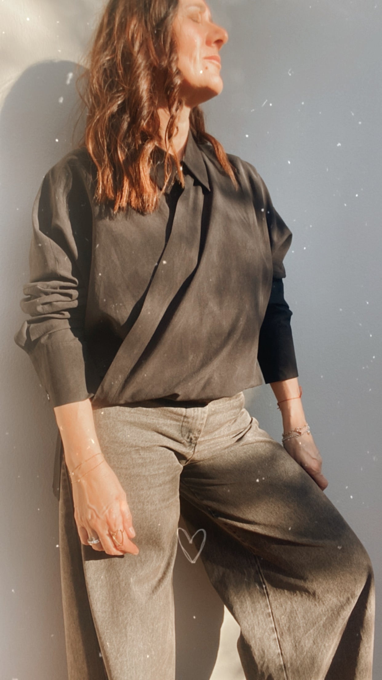 Camicia Baloon nera