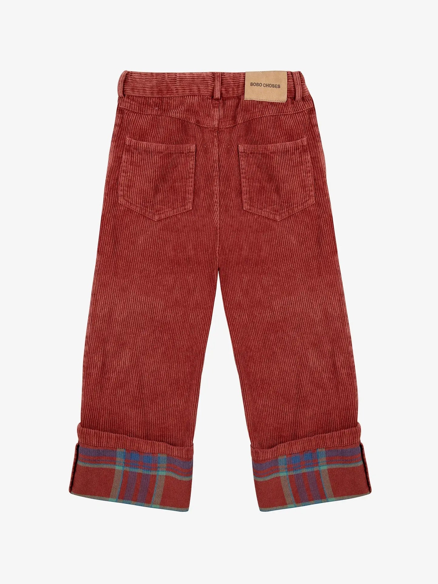 Pantaloni dritti in velluto a coste