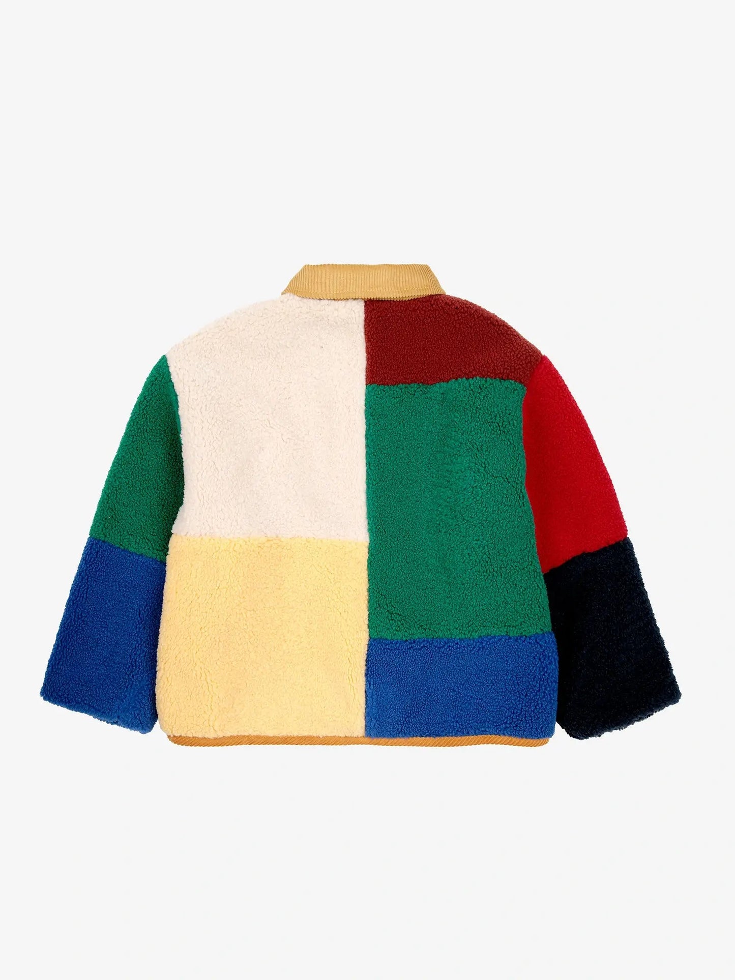 Giacca teddy multicolore