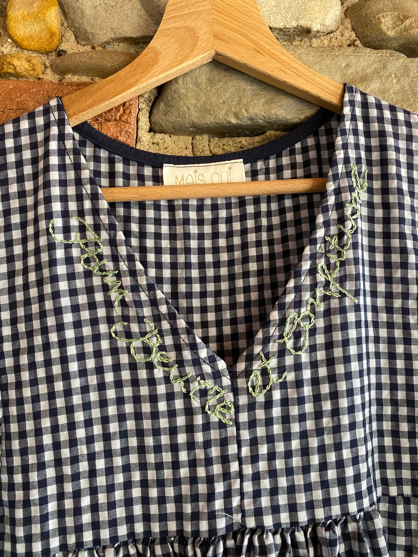 Abito Pic-nic check navy