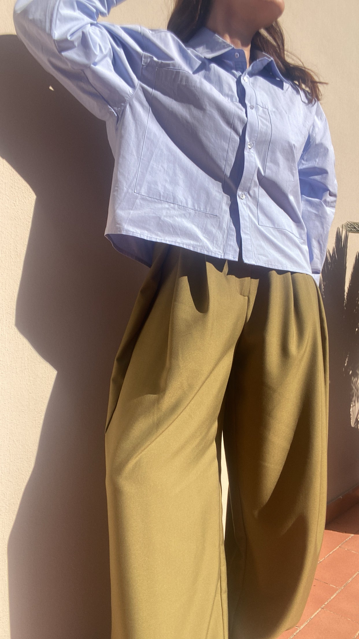 Camicia street azzurra