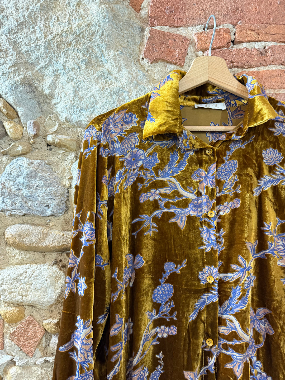 Camicia Brocante green