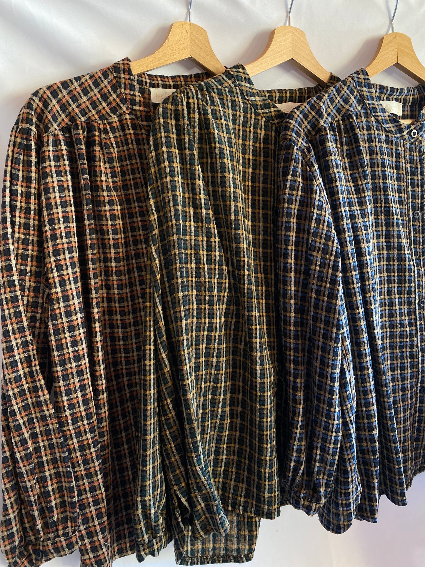 Camicia Country check verde