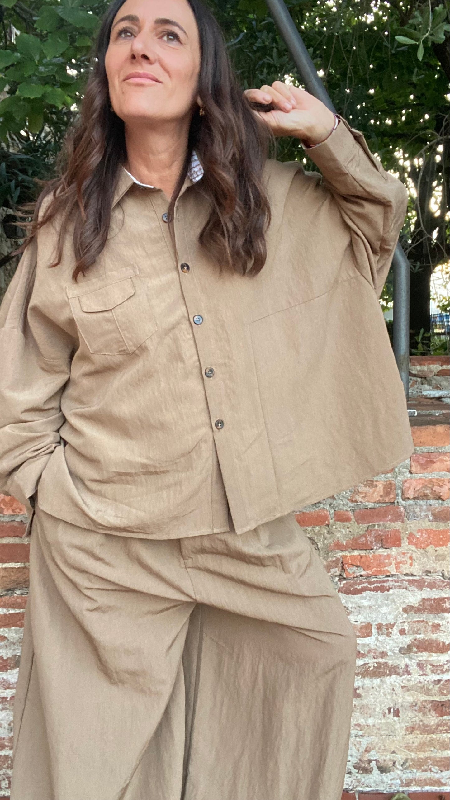 Camicia Aldo taupe