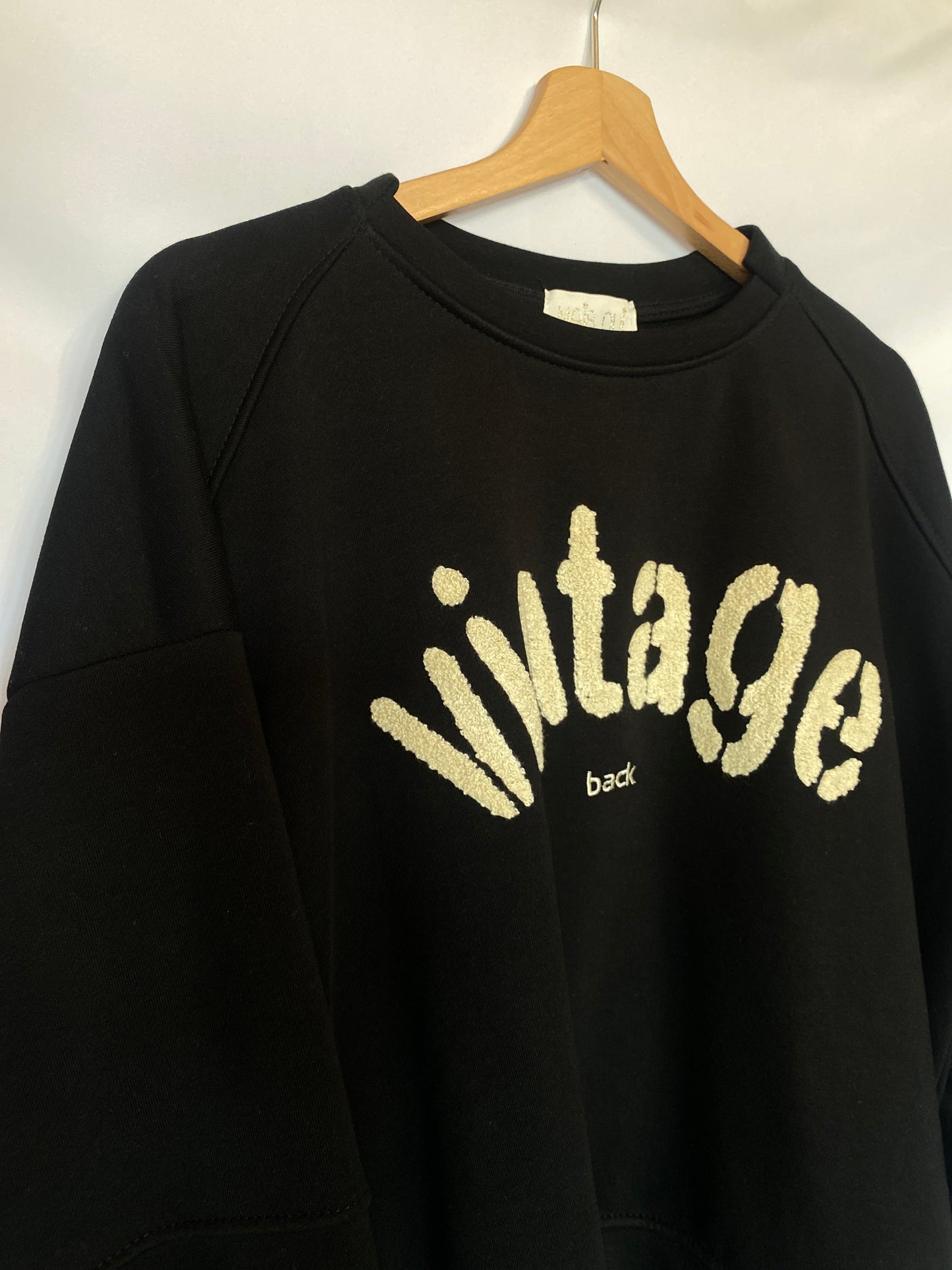Felpa Vintage black