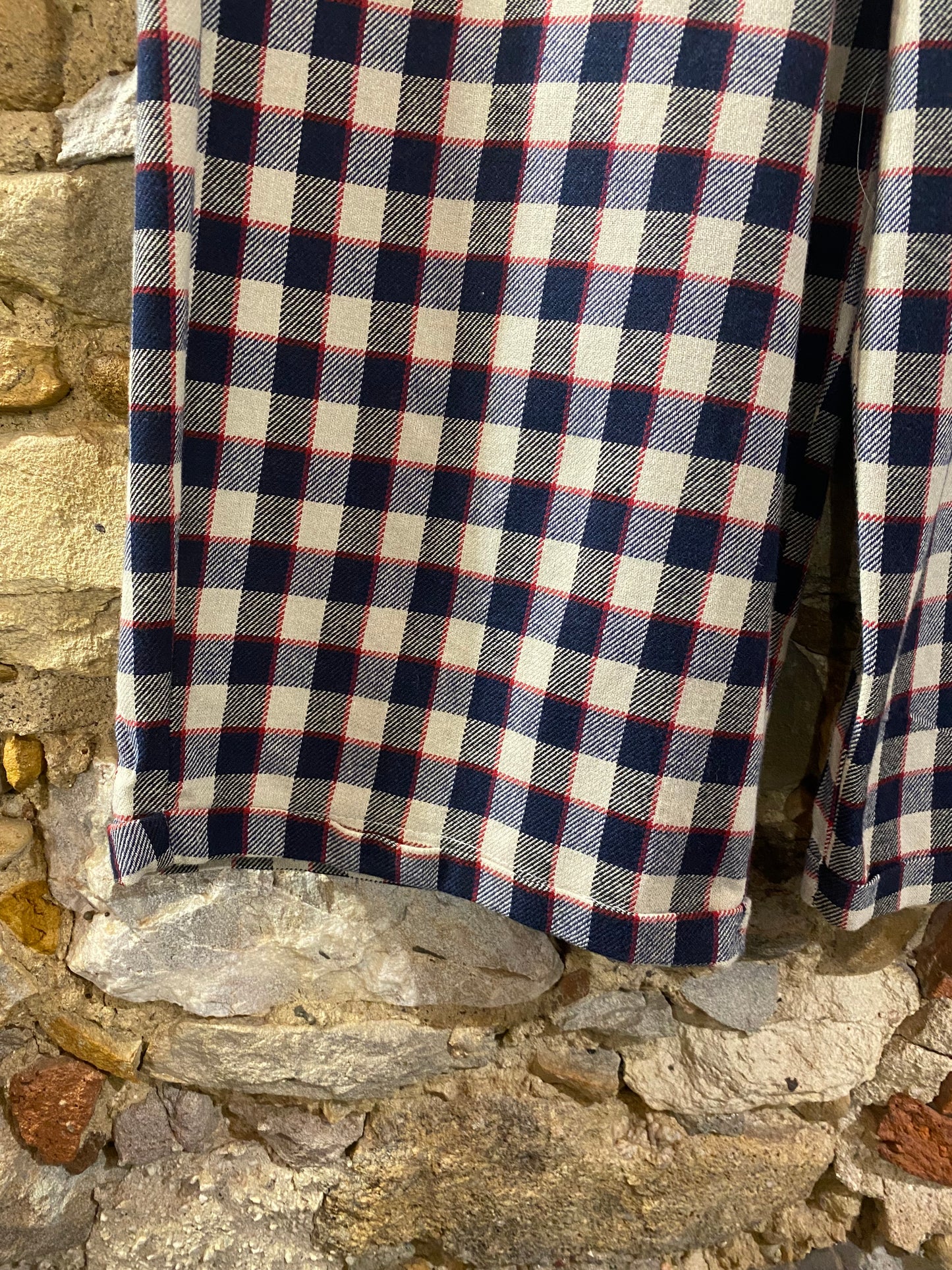 Pantalone Artù check navy