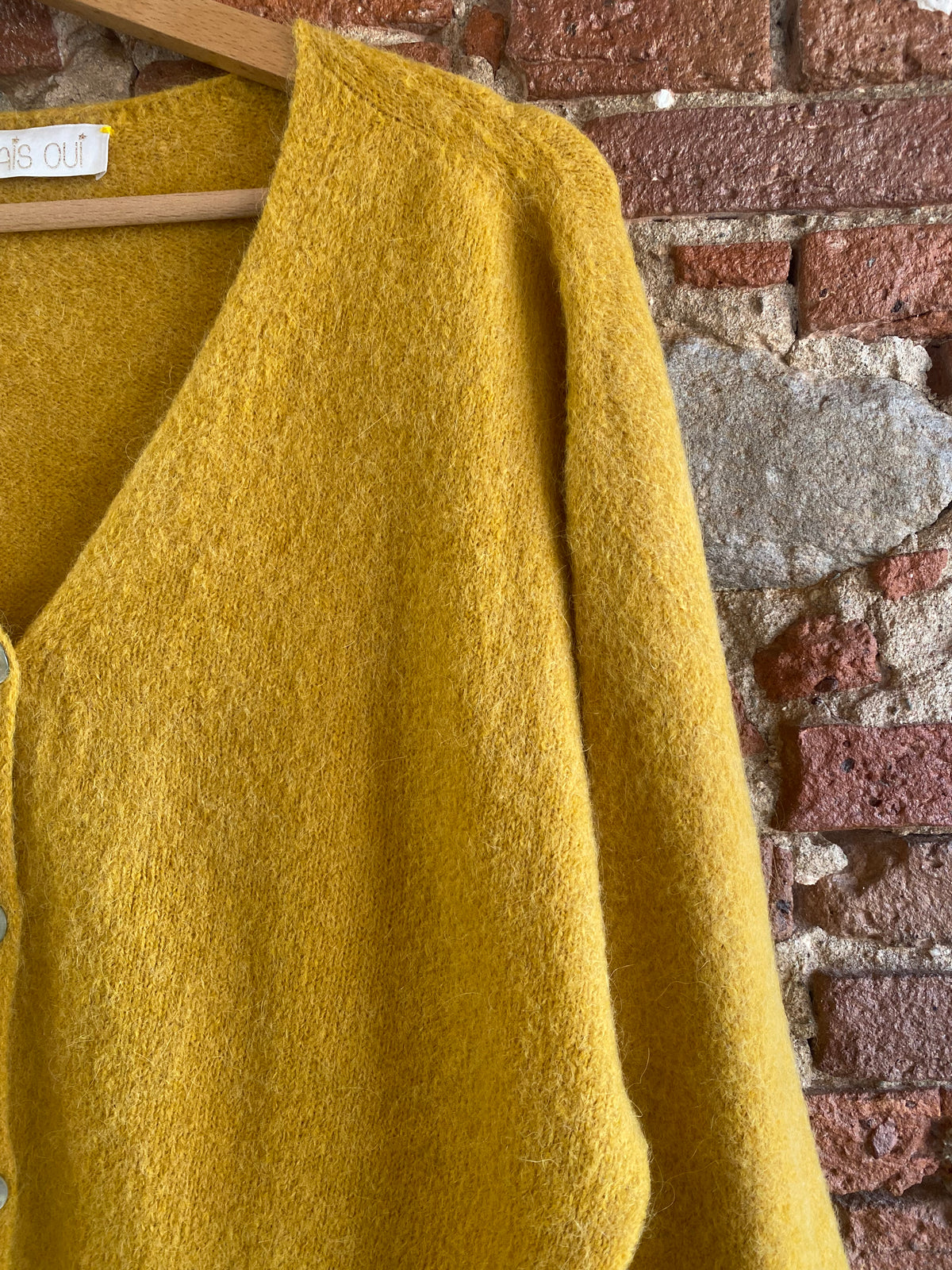 Cardigan Milly zafferano