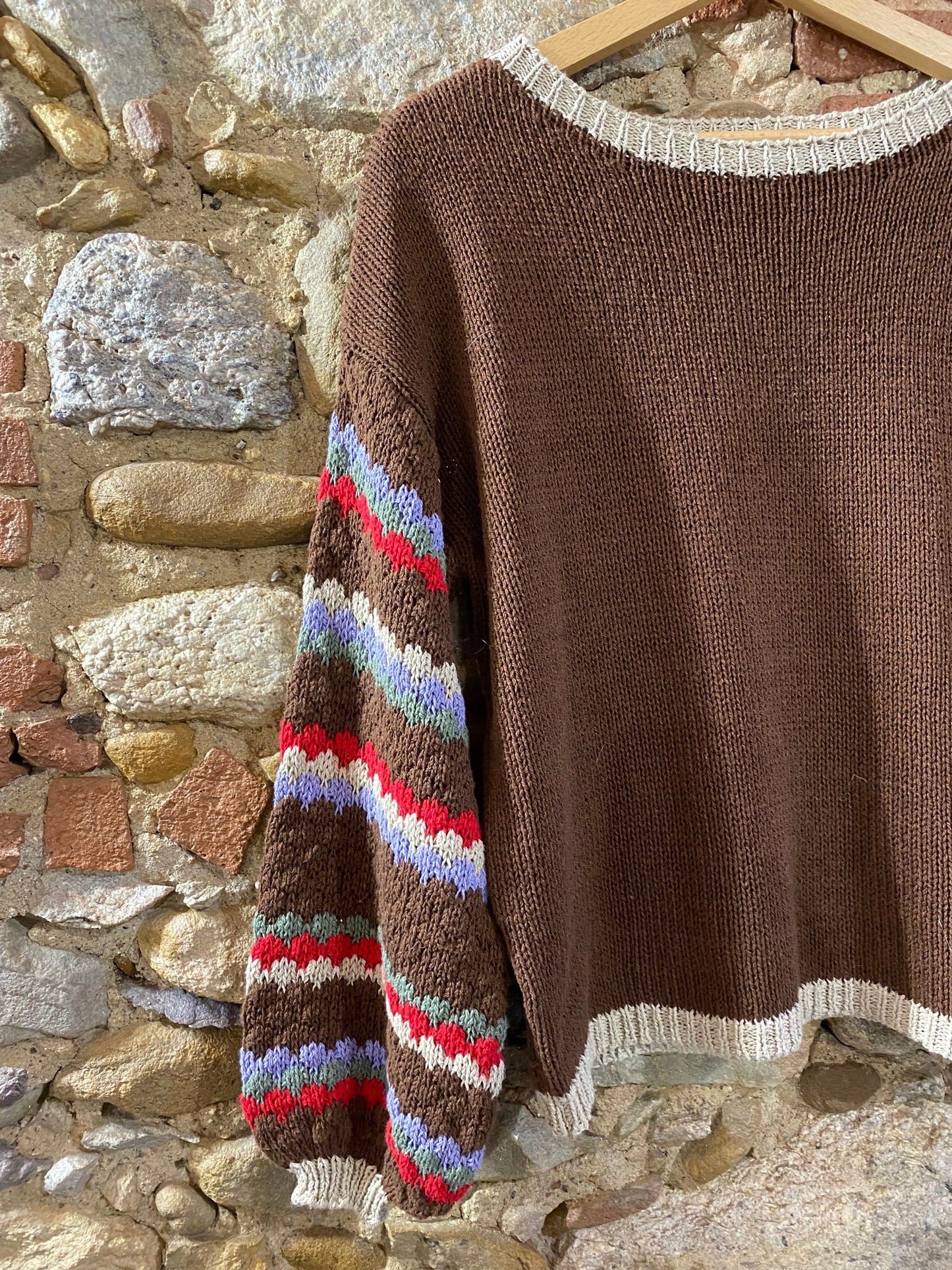 Maglia Folk choco