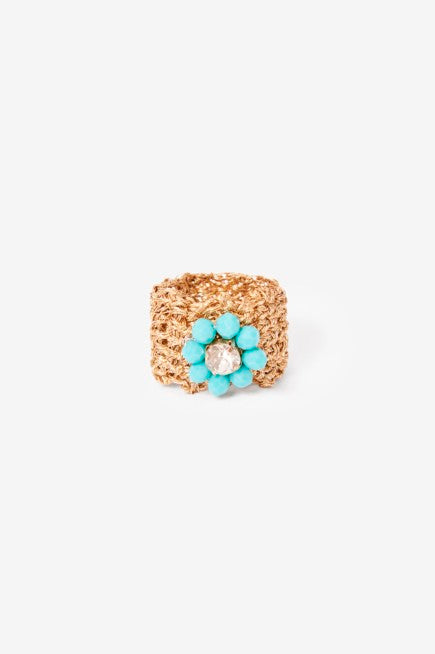 Anello Binda turchese