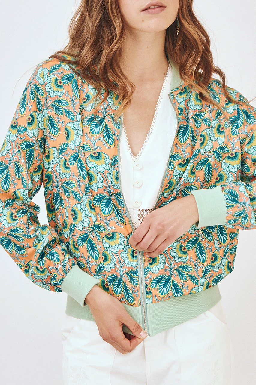 Bomber a stampa fiori