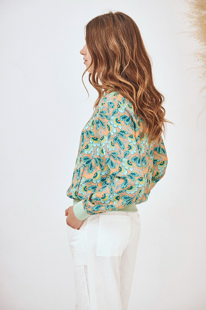Bomber a stampa fiori