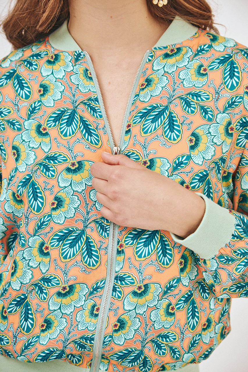 Bomber a stampa fiori