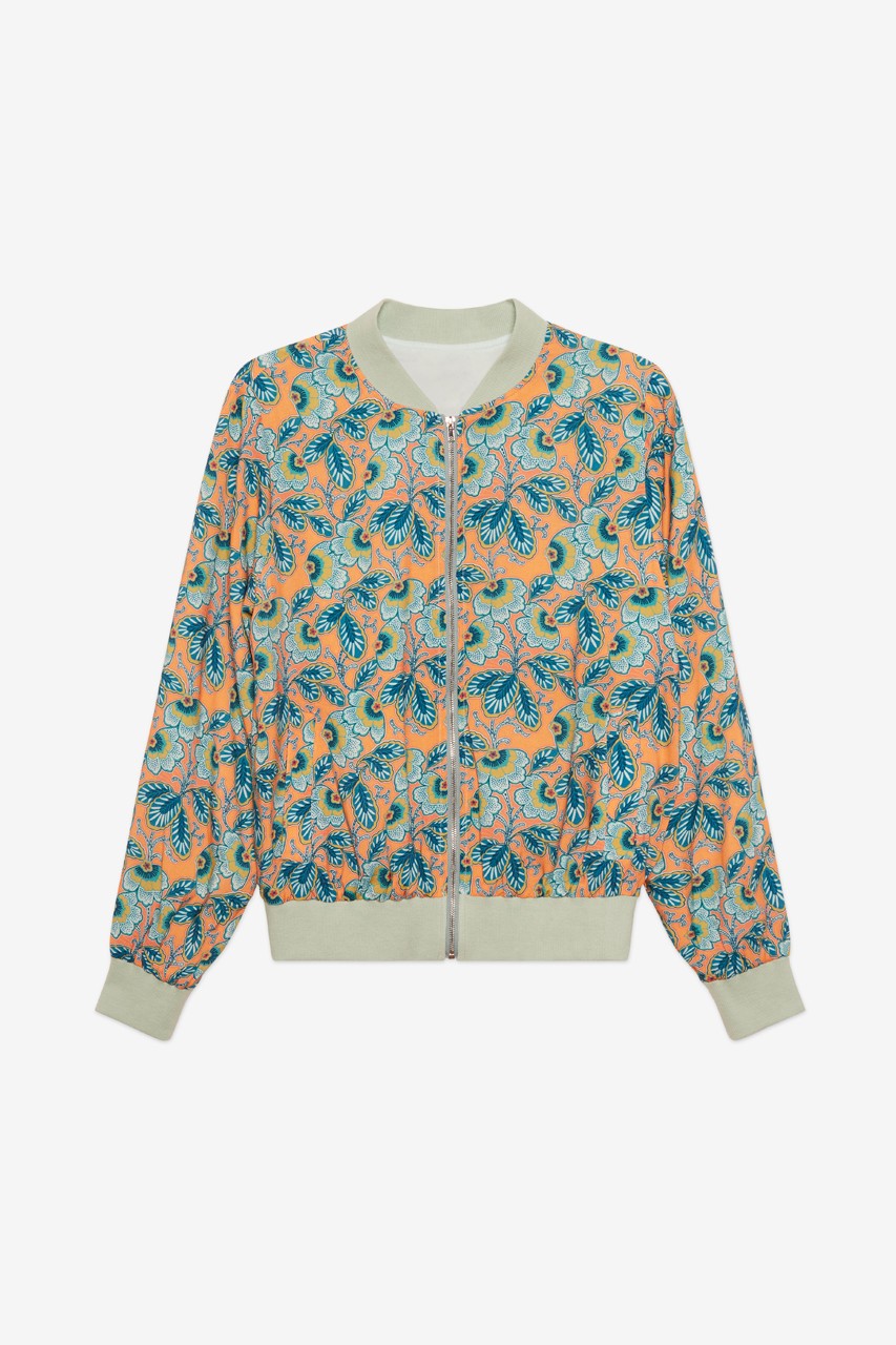 Bomber a stampa fiori