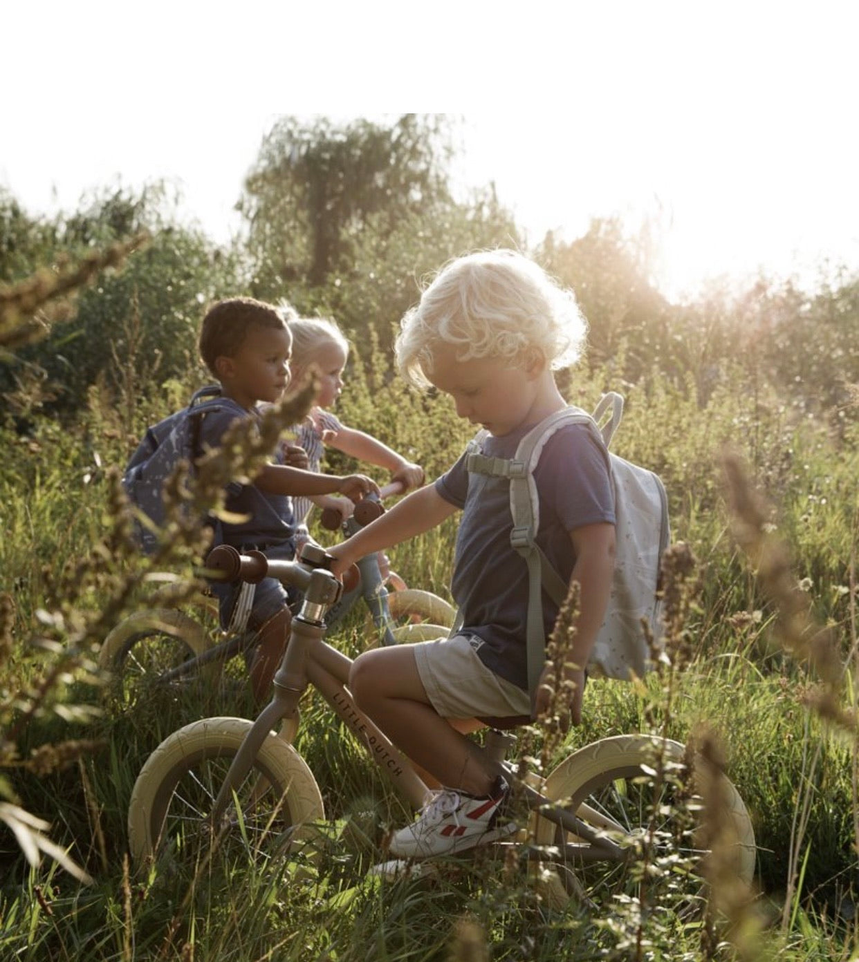 La bici senza pedali Little Dutch da 12 pollici è la prima bicicletta perfetta! Questa bici senza pedali è una bici senza pedali sicura e durevole per bambini dai 3 anni in su.