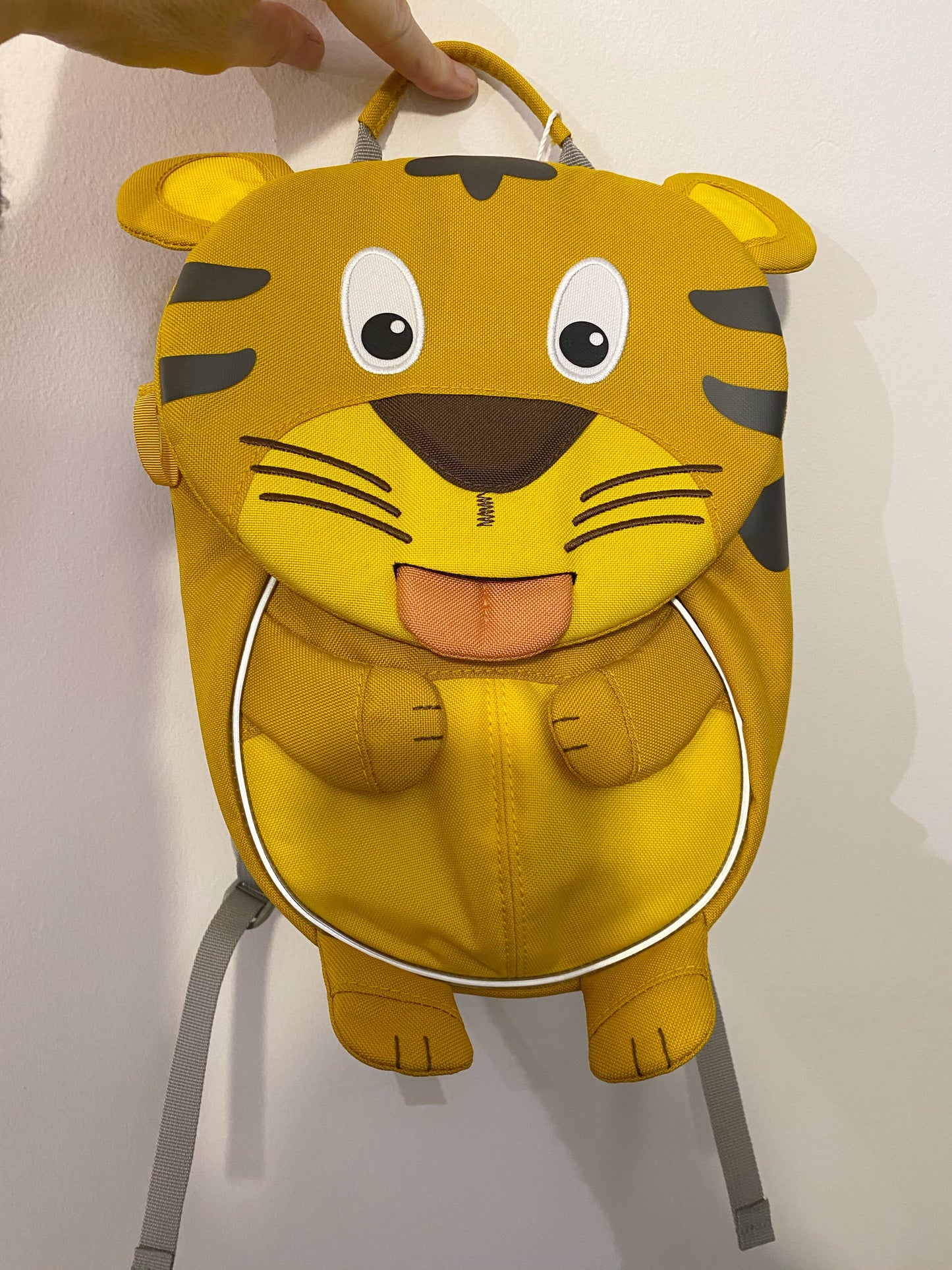 Zainetto piccolo tigre giallo ocra