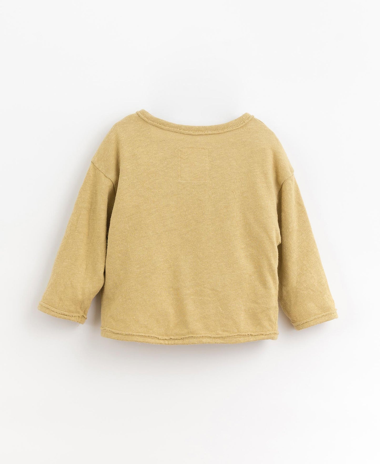 Cardigan bambino in cotone e lino colore lime