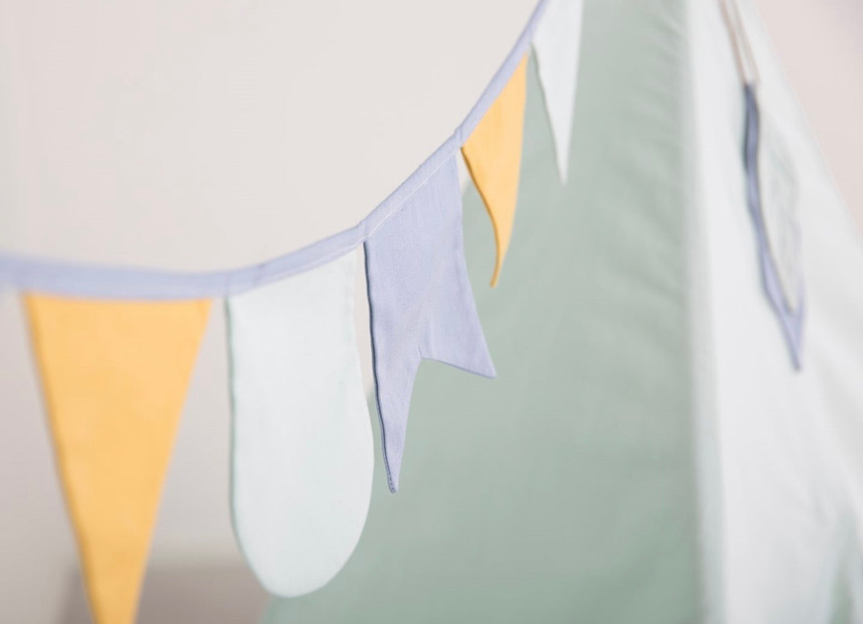 LITTLE DUTCH Tenda in cotone colore menta