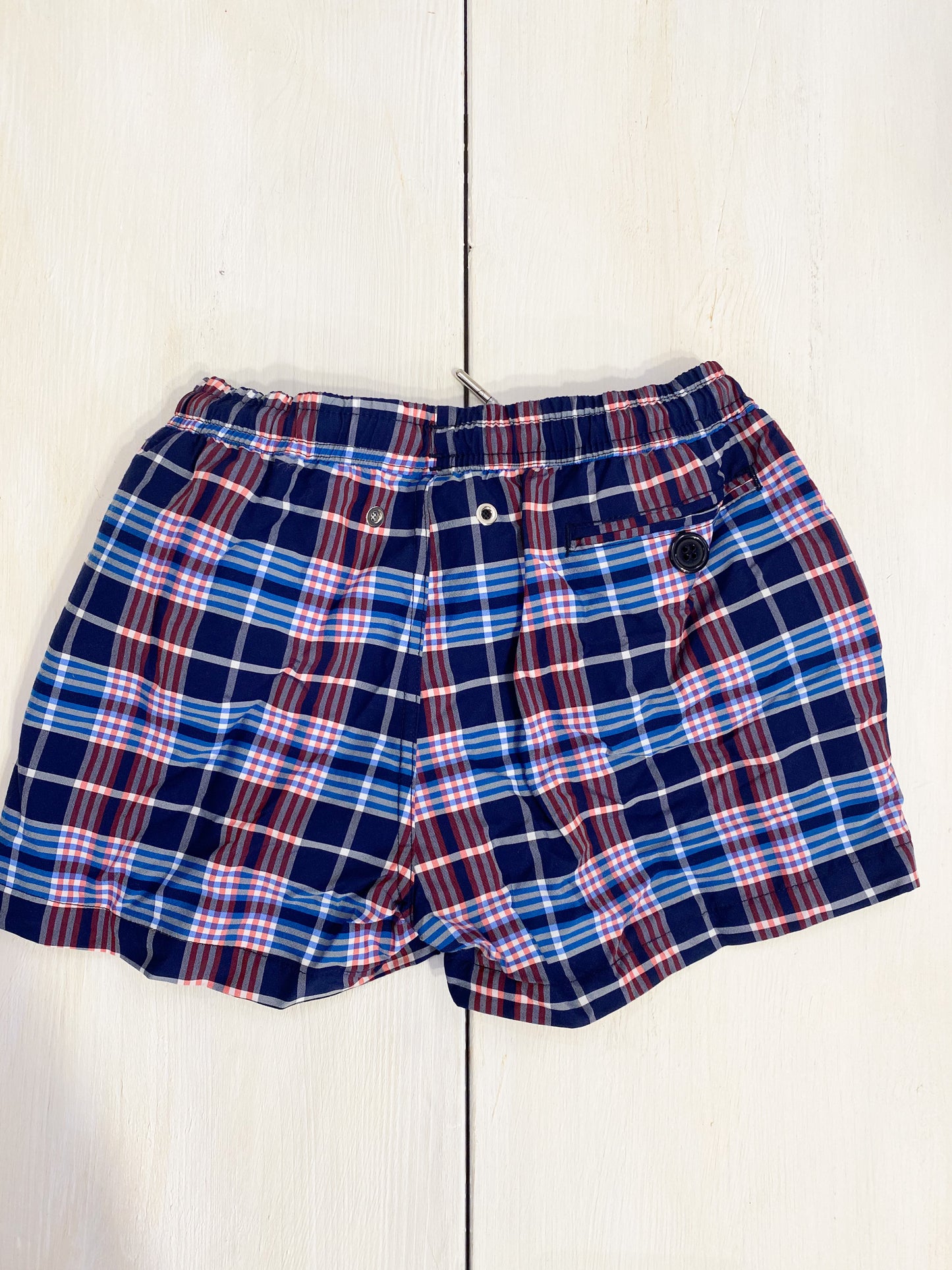 Wikini costume boxer bambino quadretto blu/rosso/azzurro