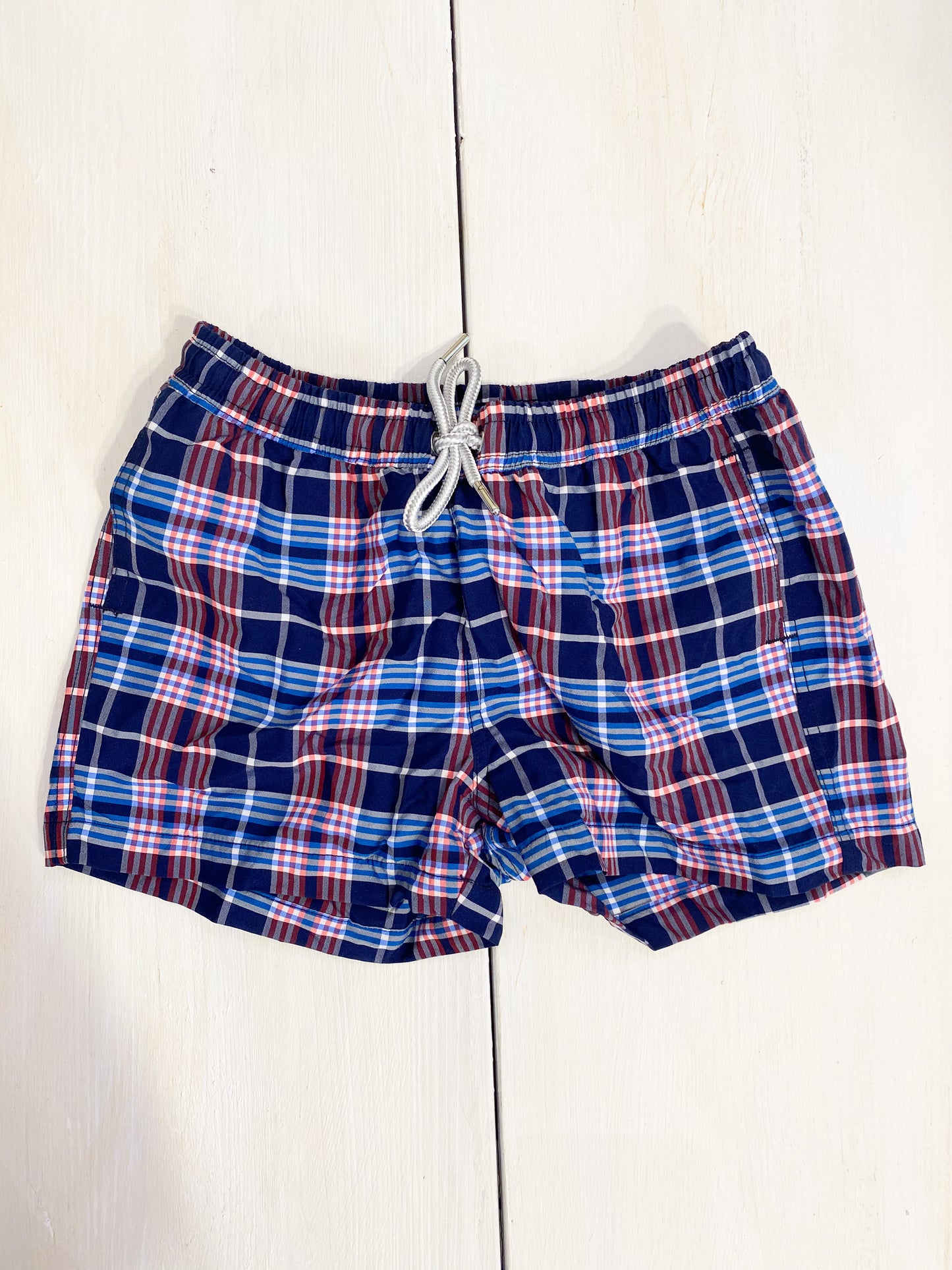 Wikini costume boxer bambino quadretto blu/rosso/azzurro