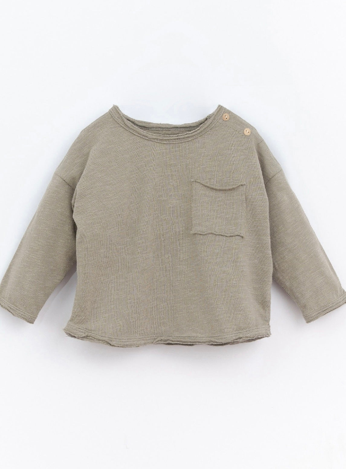 T-shirt cotone colore verde salvia
